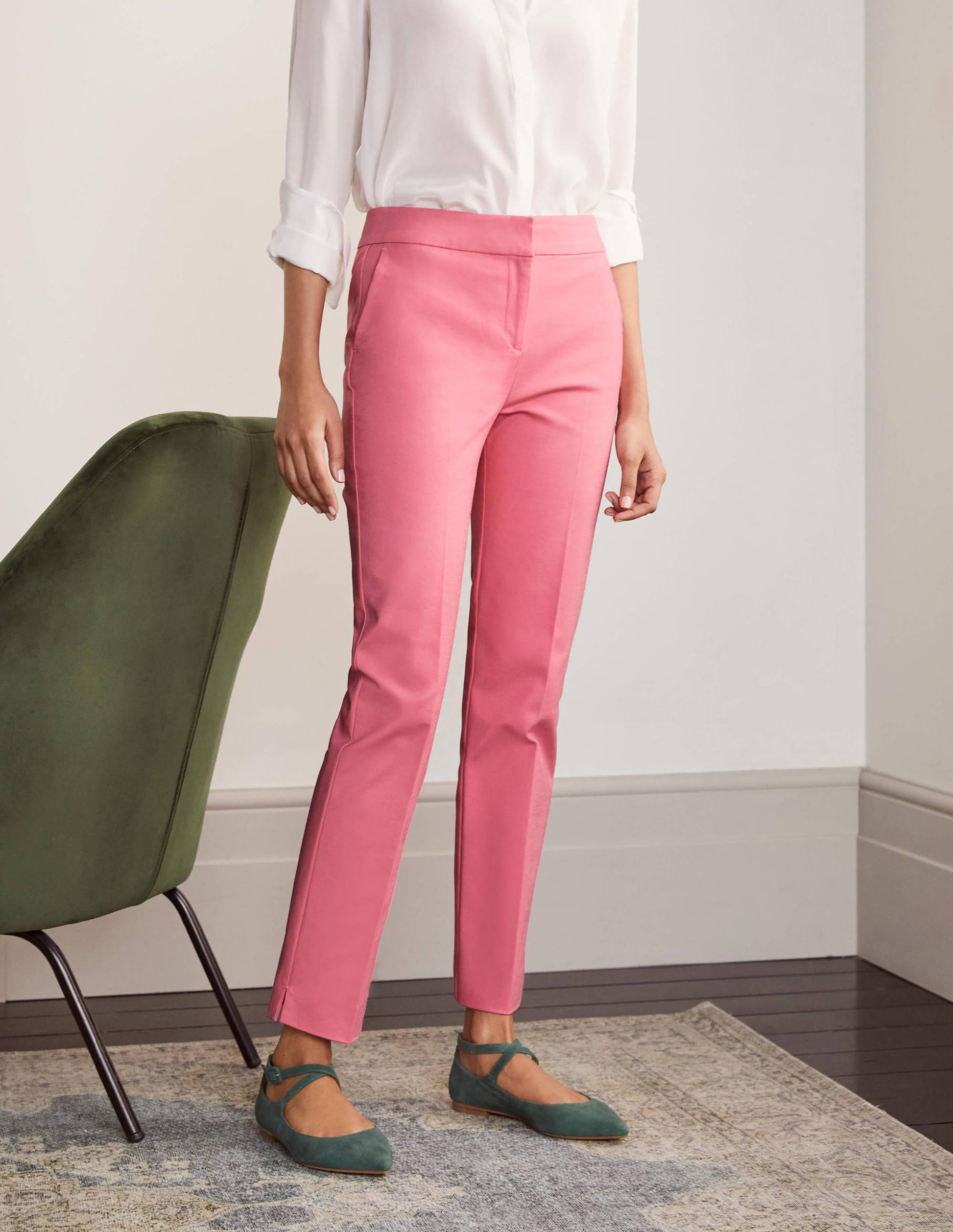 Richmond 7/8 Trouser-Azalea-1