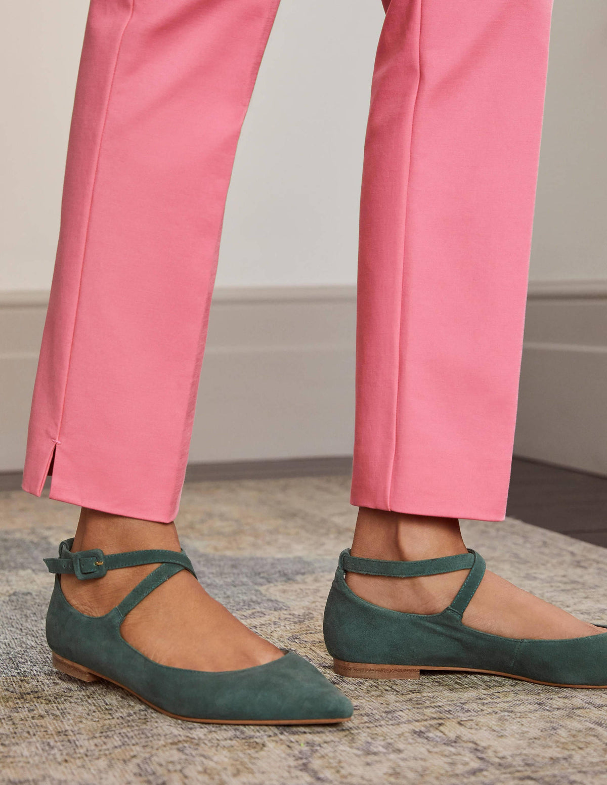 Richmond 7/8 Trouser-Azalea - Image 3