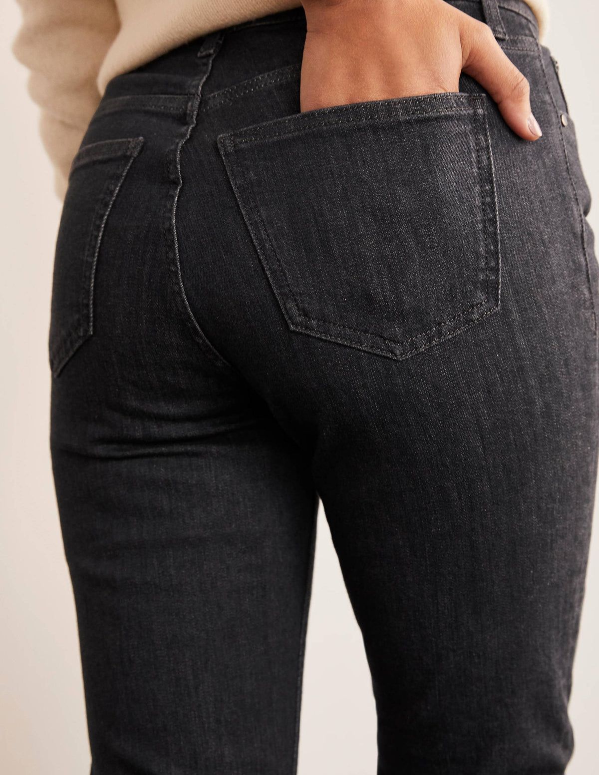 Slim Straight Jeans-Grey - Image 3