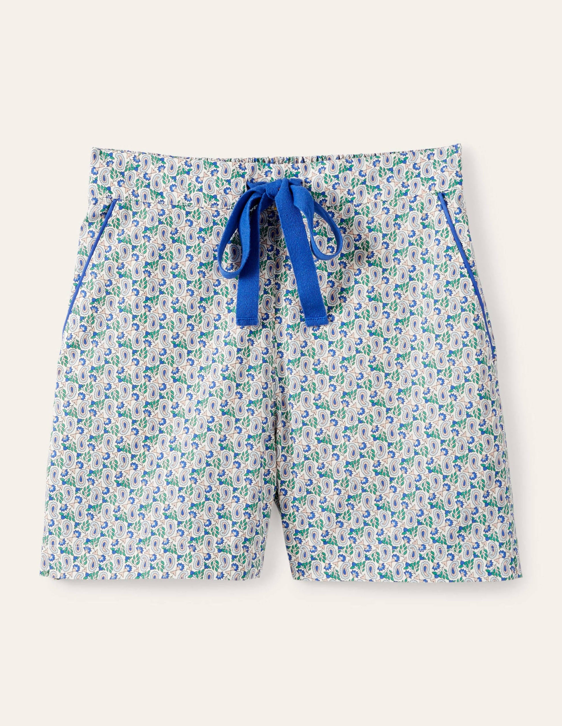 Phoebe PJ Shorts-Ivory, Pretty Paisely-5