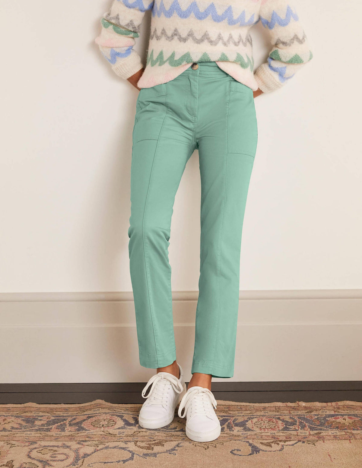 Abingdon Trousers-Apple Mint - Image 1