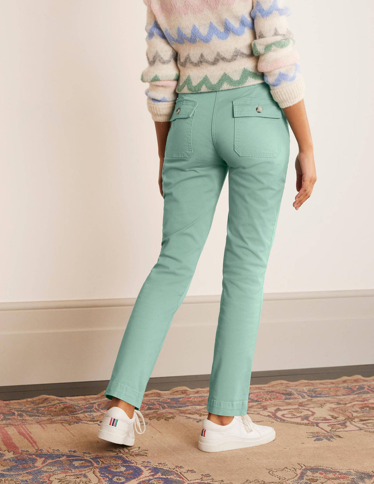 Abingdon Trousers-Apple Mint - Image 2