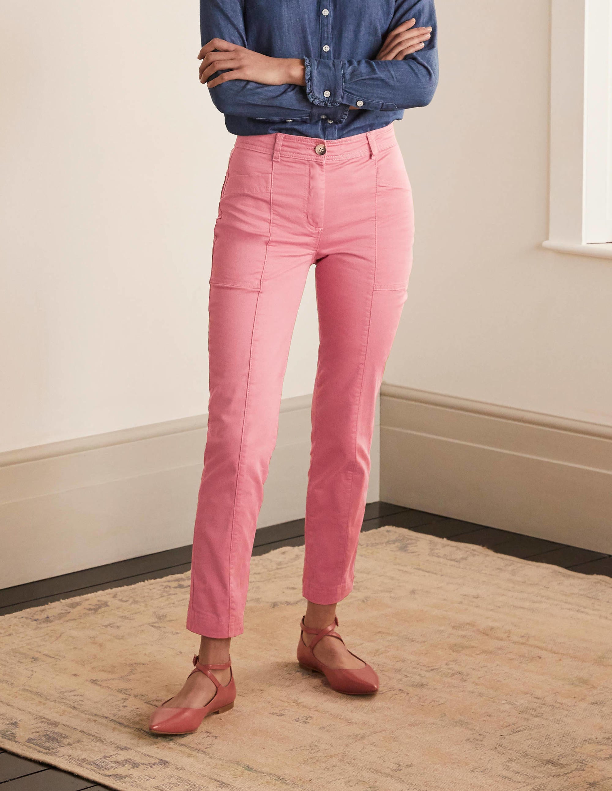 Abingdon Trousers-Dusty Red - Image 2