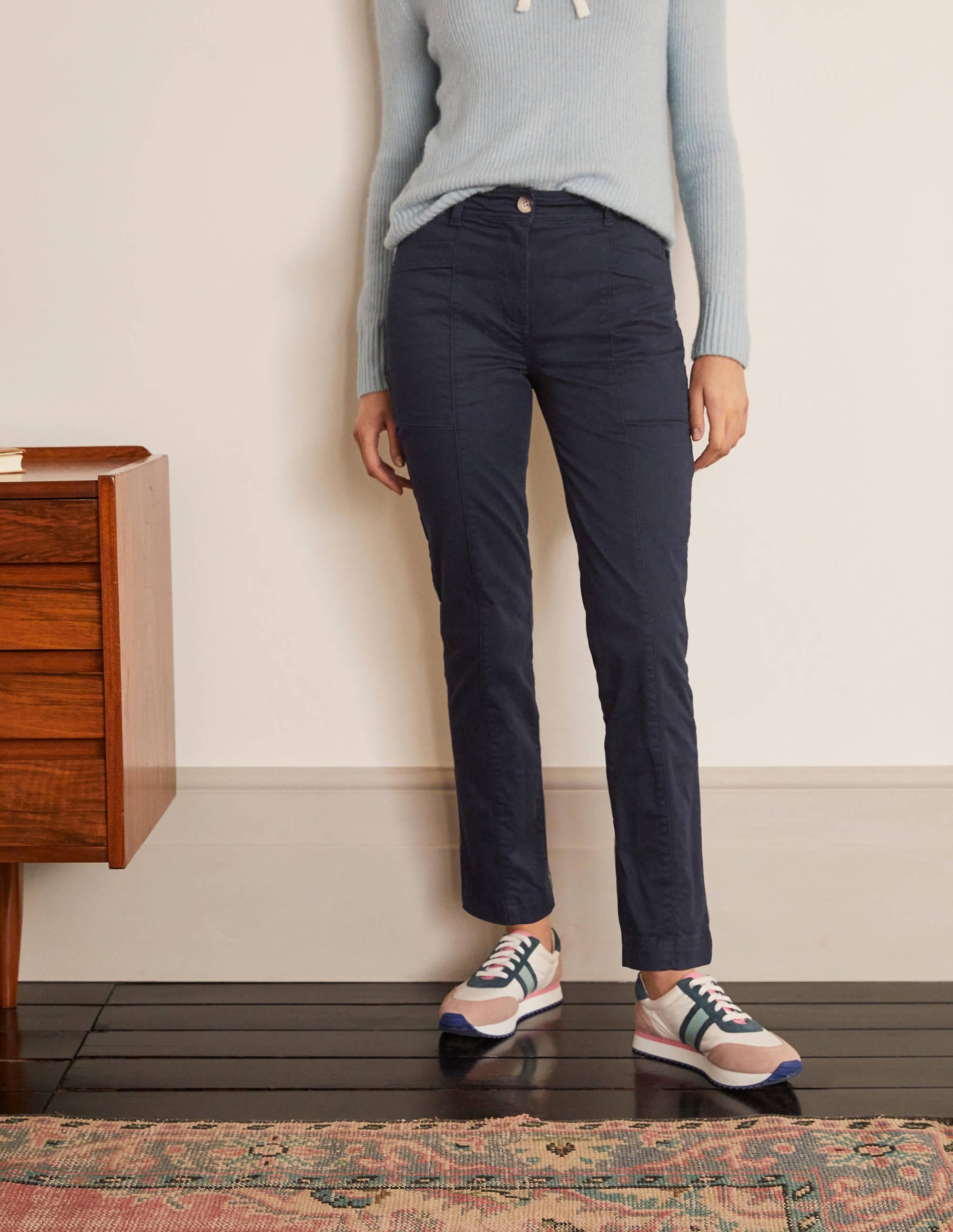 Abingdon Trousers-Navy - Image 1