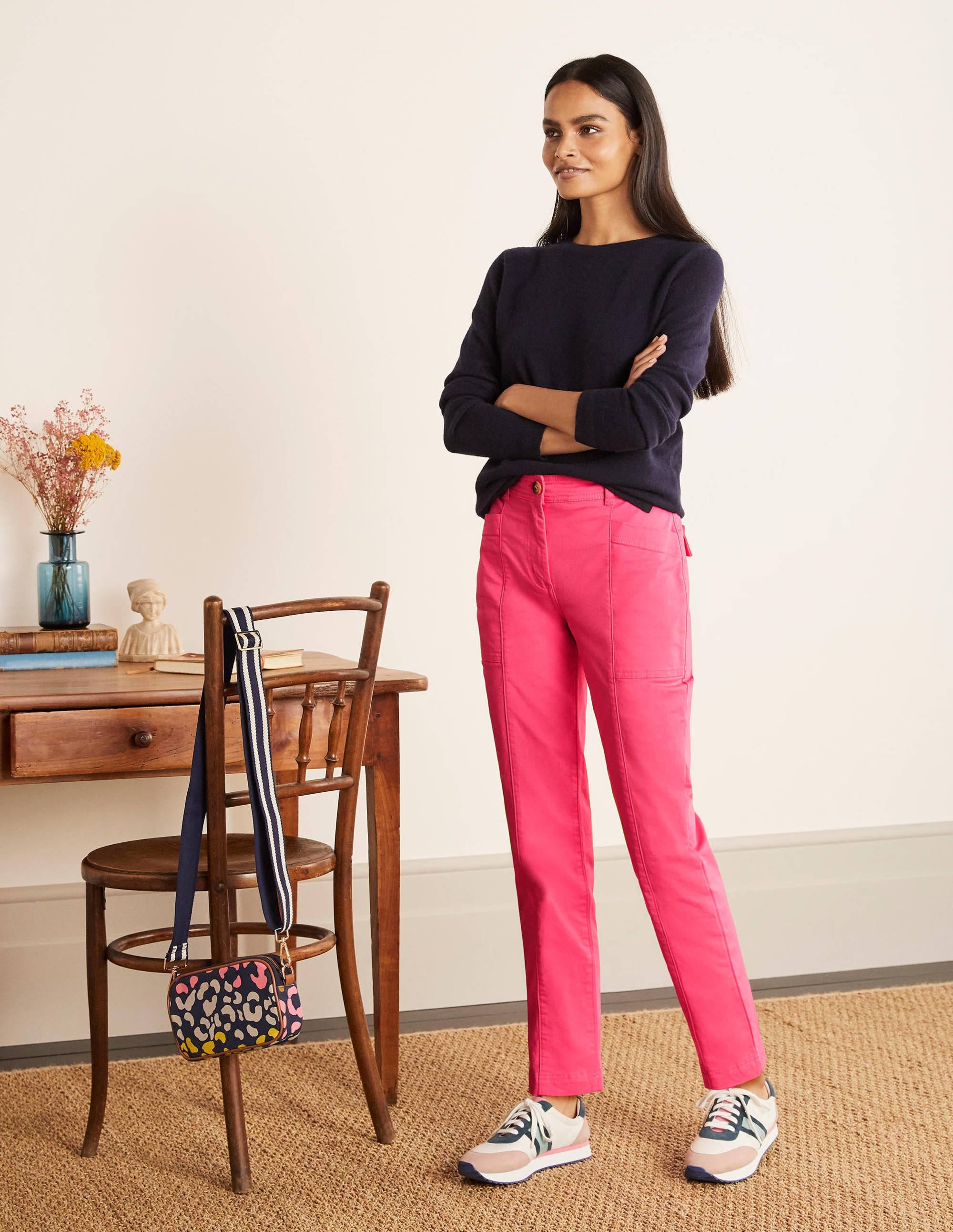 Abingdon Trousers-Pink Sunset - Image 6