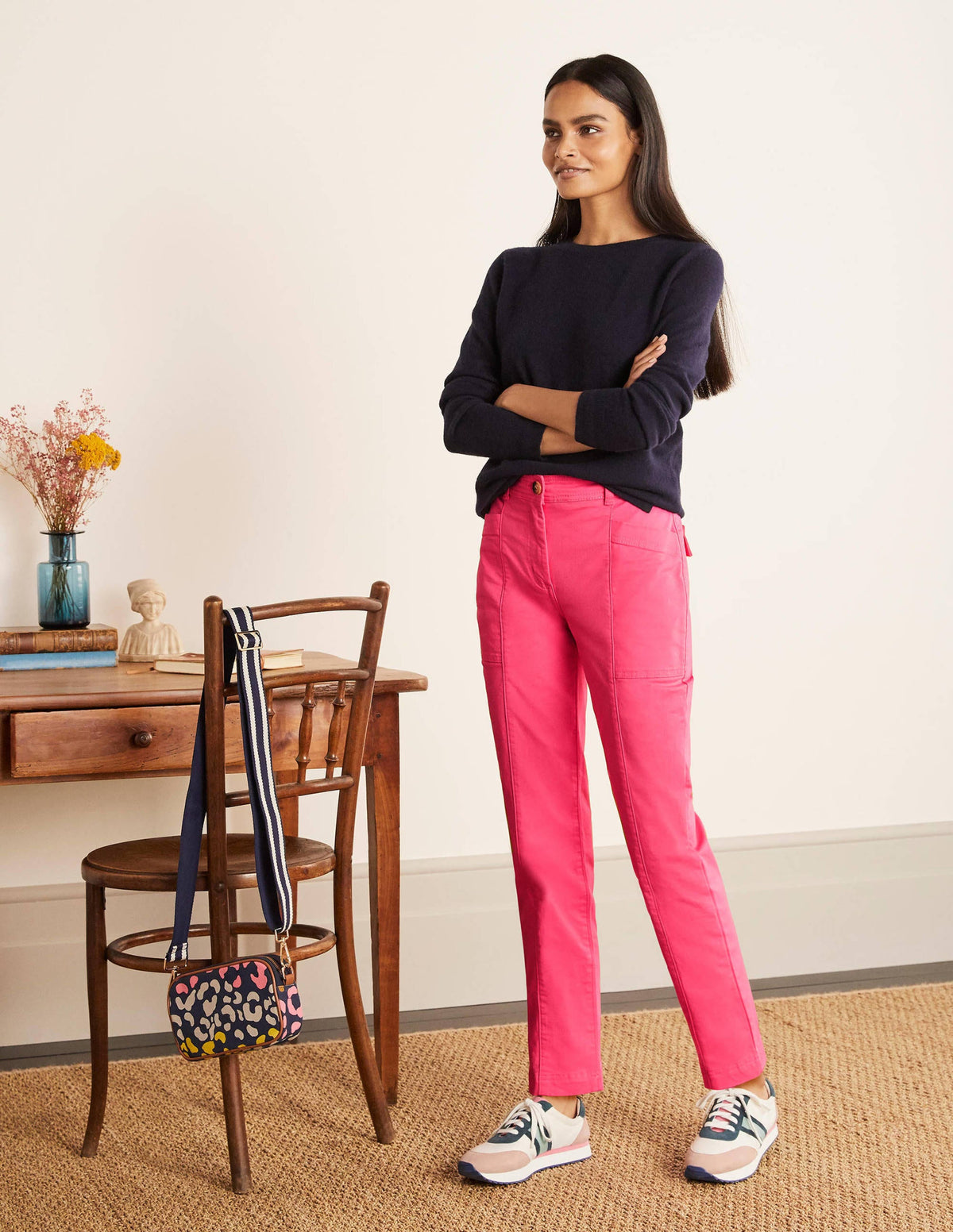 Abingdon Trousers-Pink Sunset - Image 1
