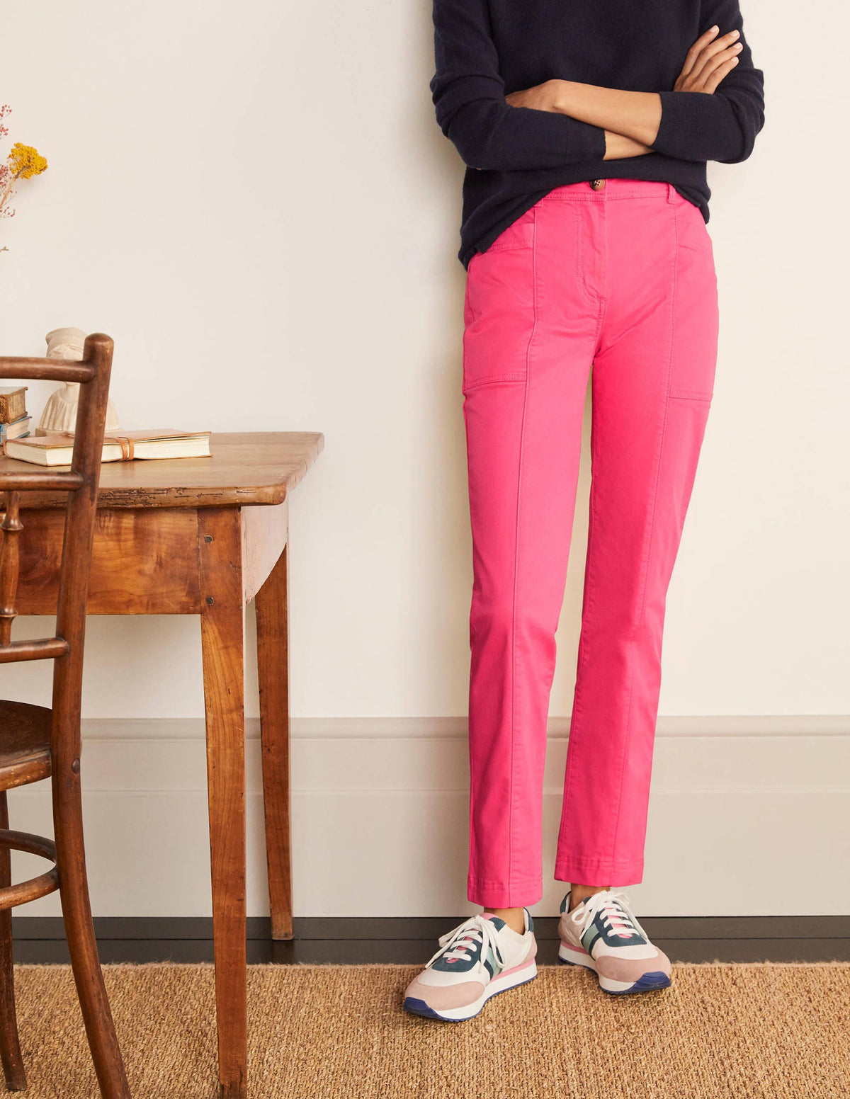 Abingdon Trousers-Pink Sunset - Image 2
