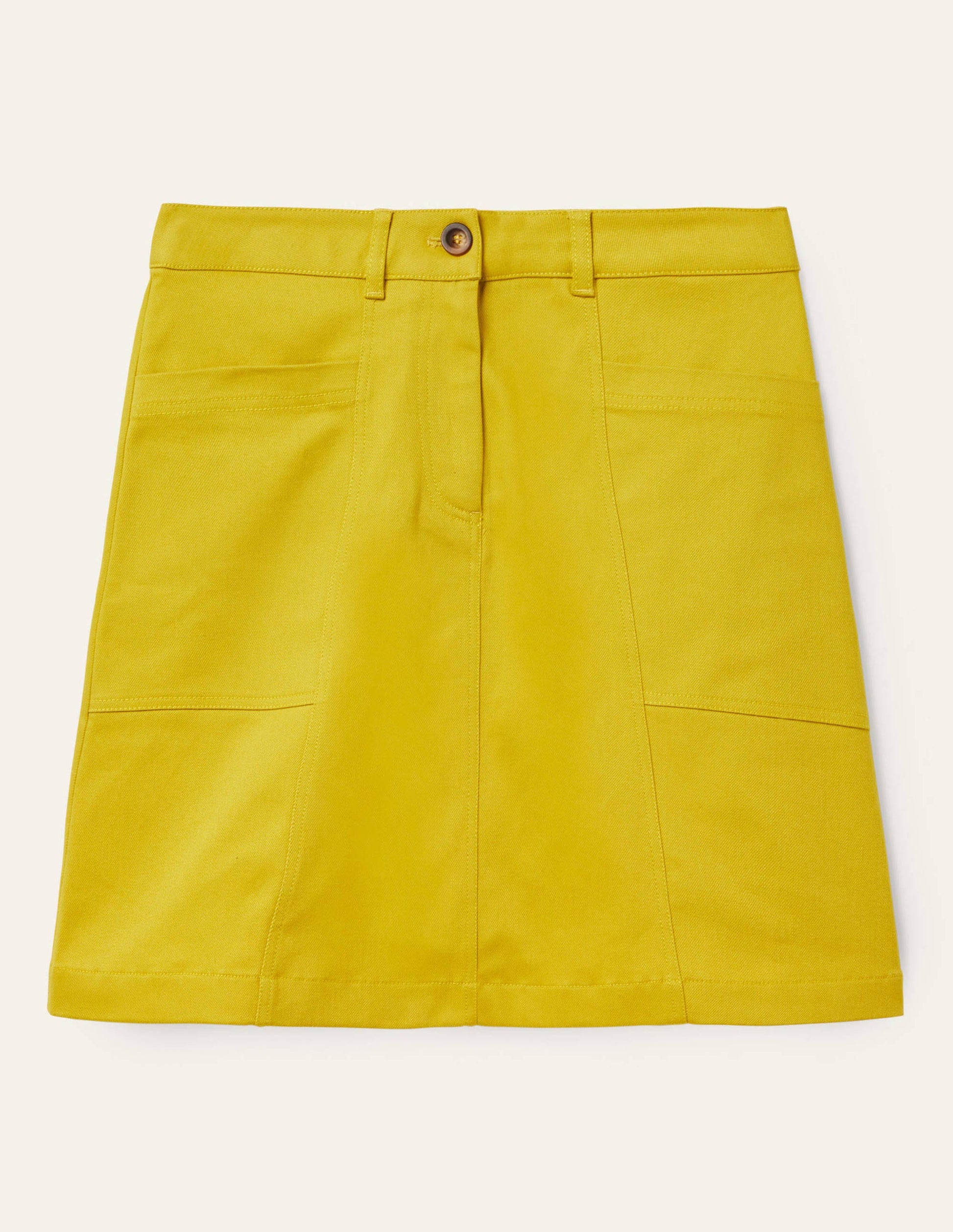 Abingdon Mini Skirt-Chartreuse-5