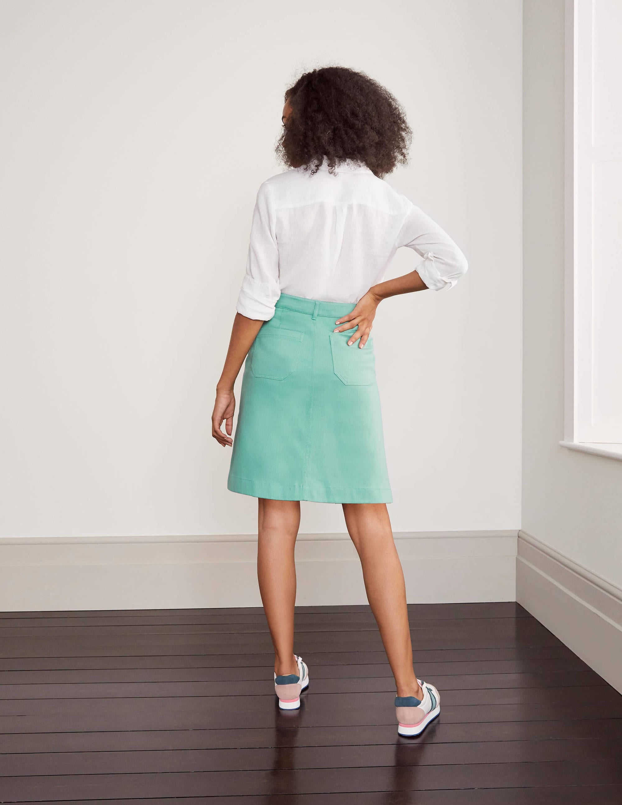 Abingdon Mini Skirt-Apple Mint - Image 3