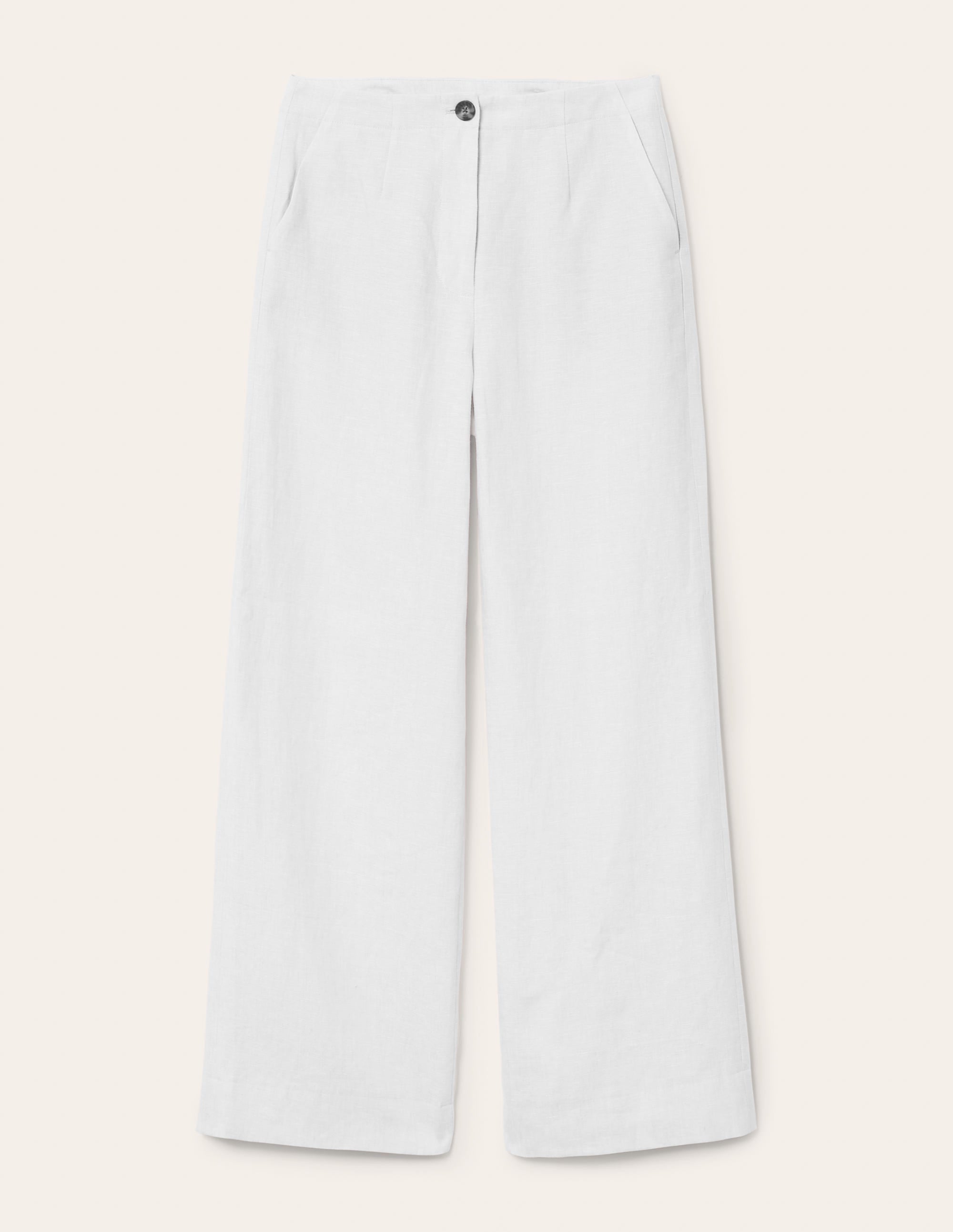 Eldon Linen Trousers-White - Image 6