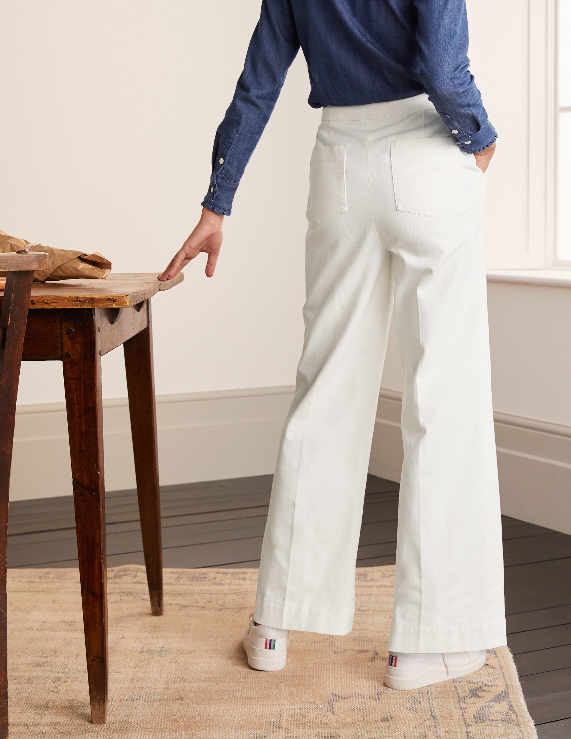 Runswick Sailor Trousers-Ivory - Image 3