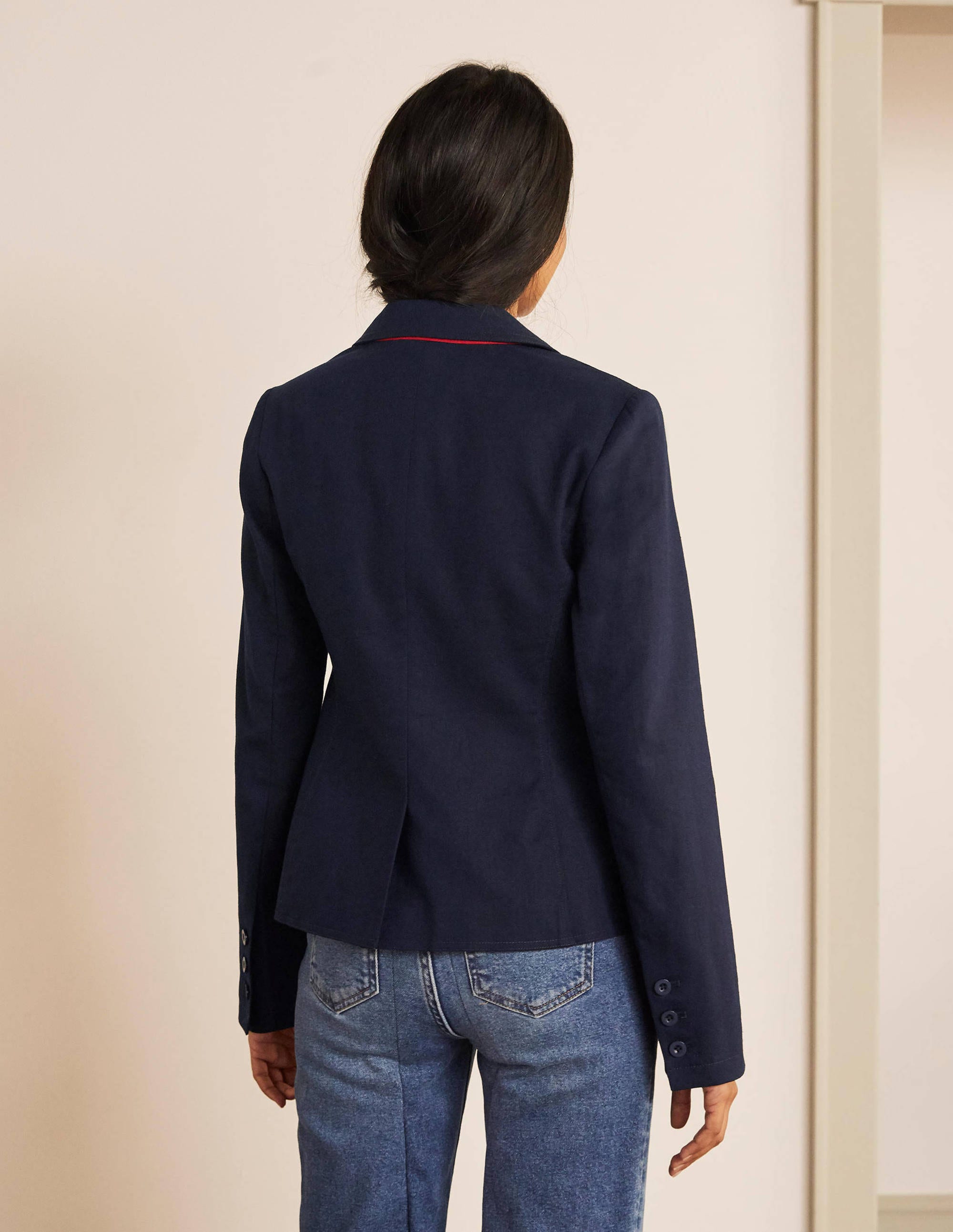 Framlingham Blazer-Navy - Image 2