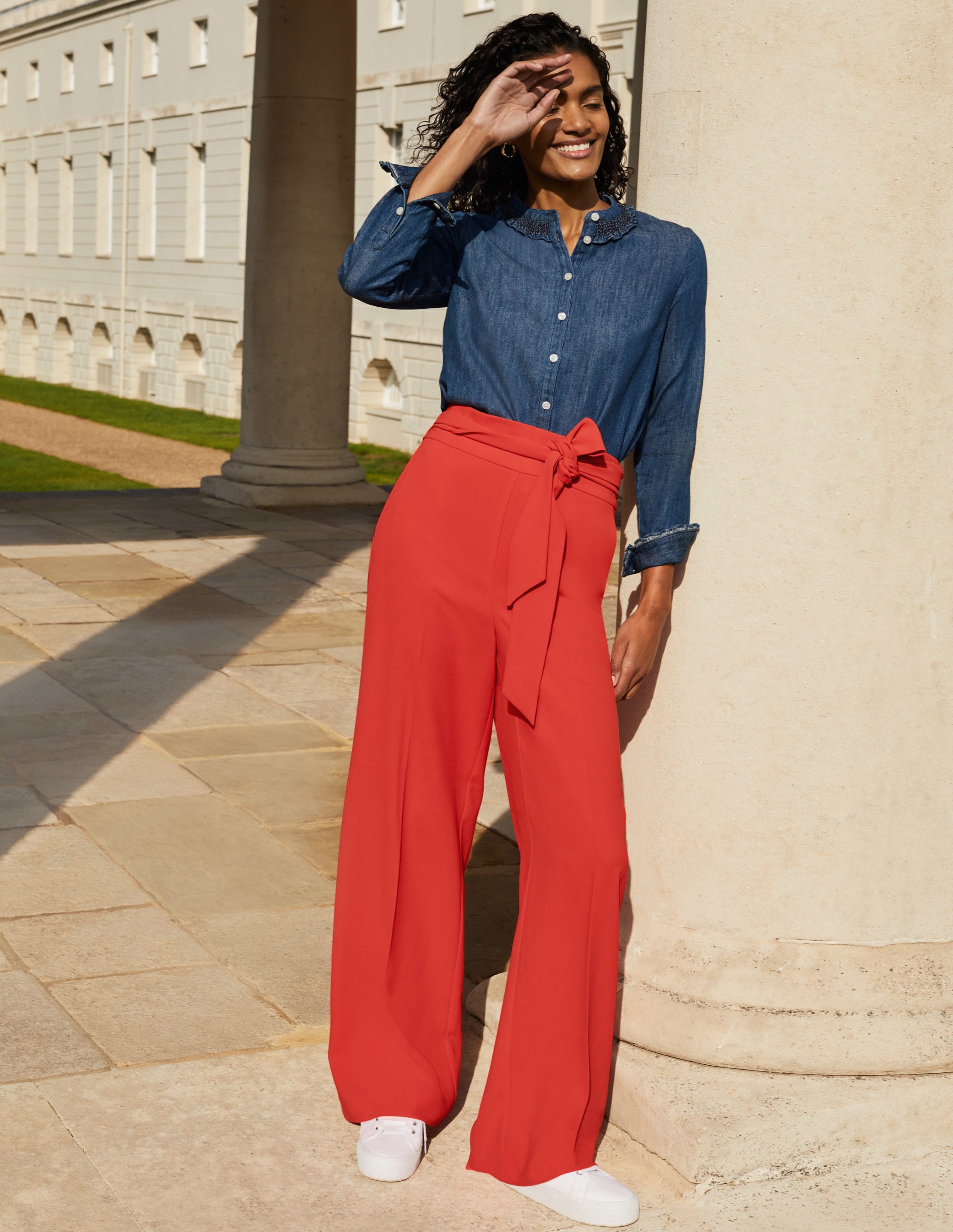 Allendale Trousers-Cherry Red - Image 1