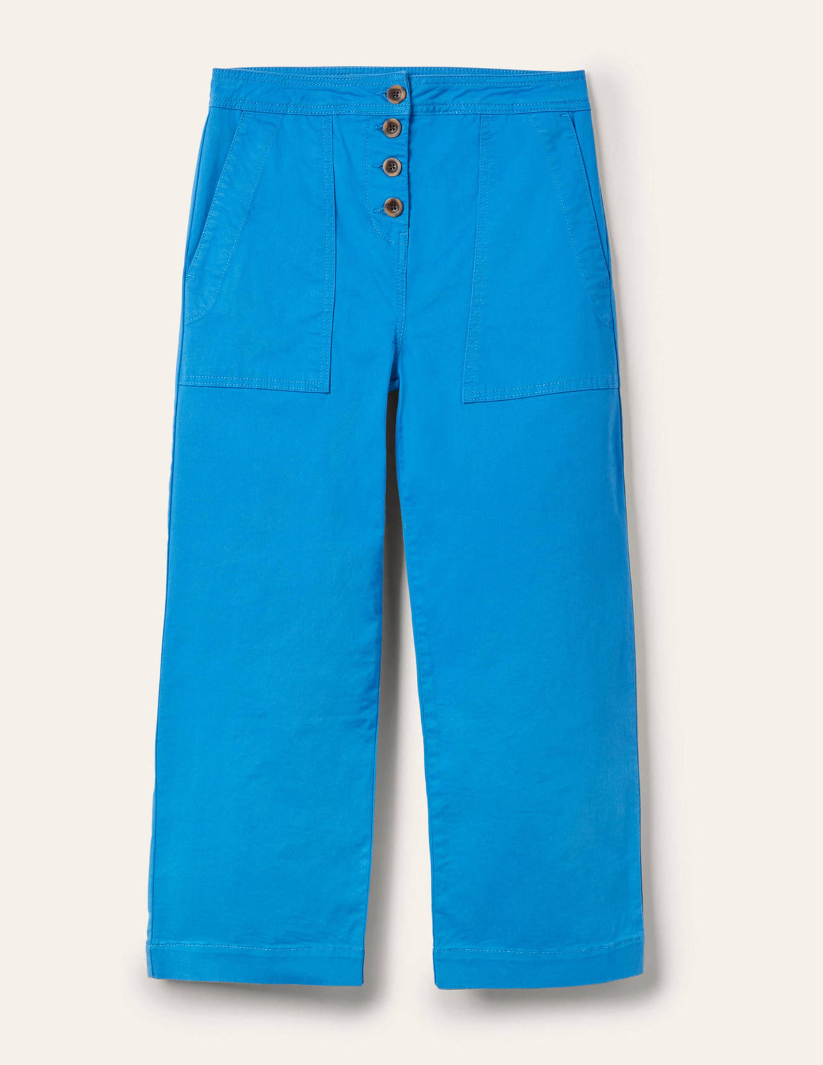 Beaufort Button Fly Trousers-Bold Blue - Image 6