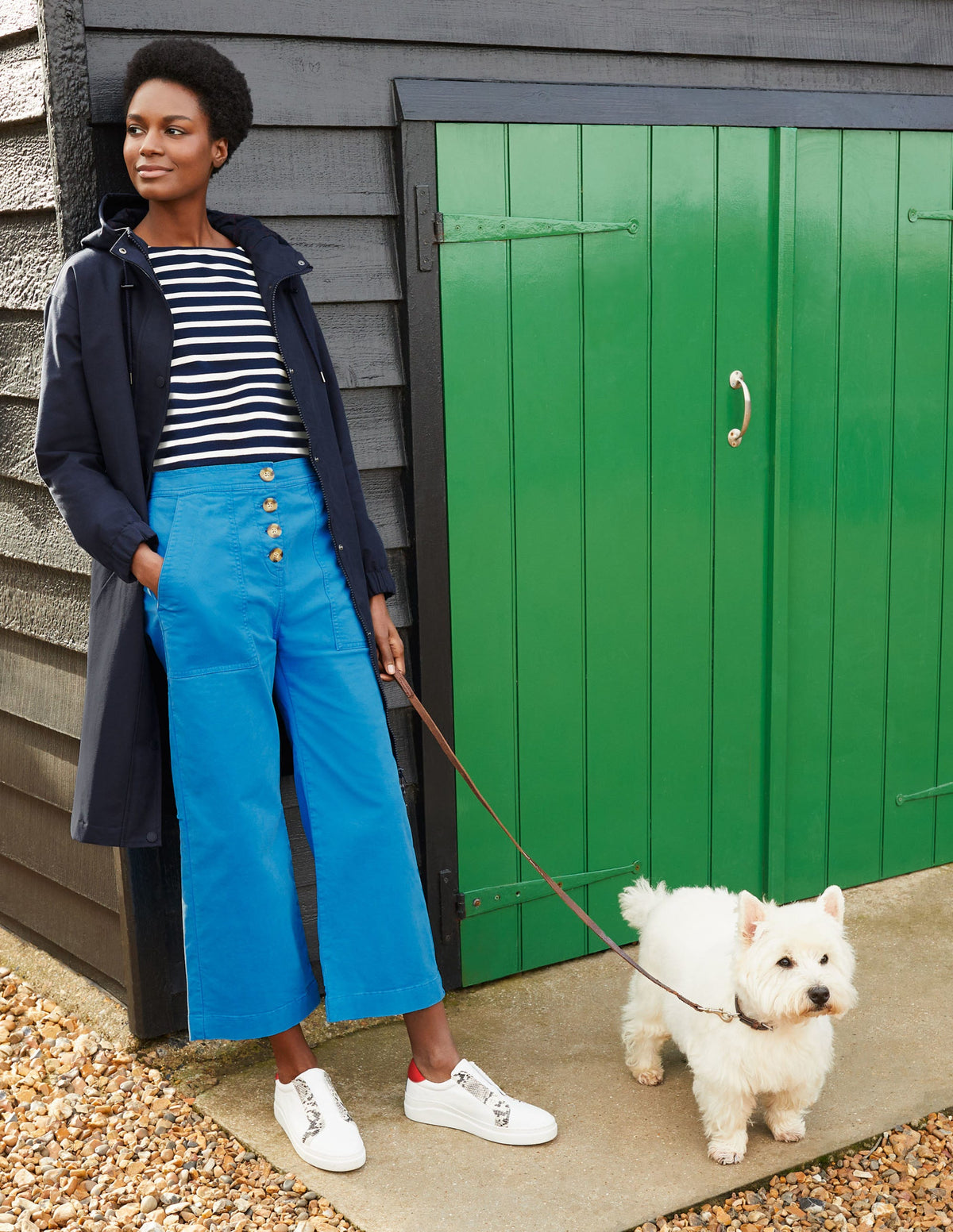 Beaufort Button Fly Trousers-Bold Blue - Image 7