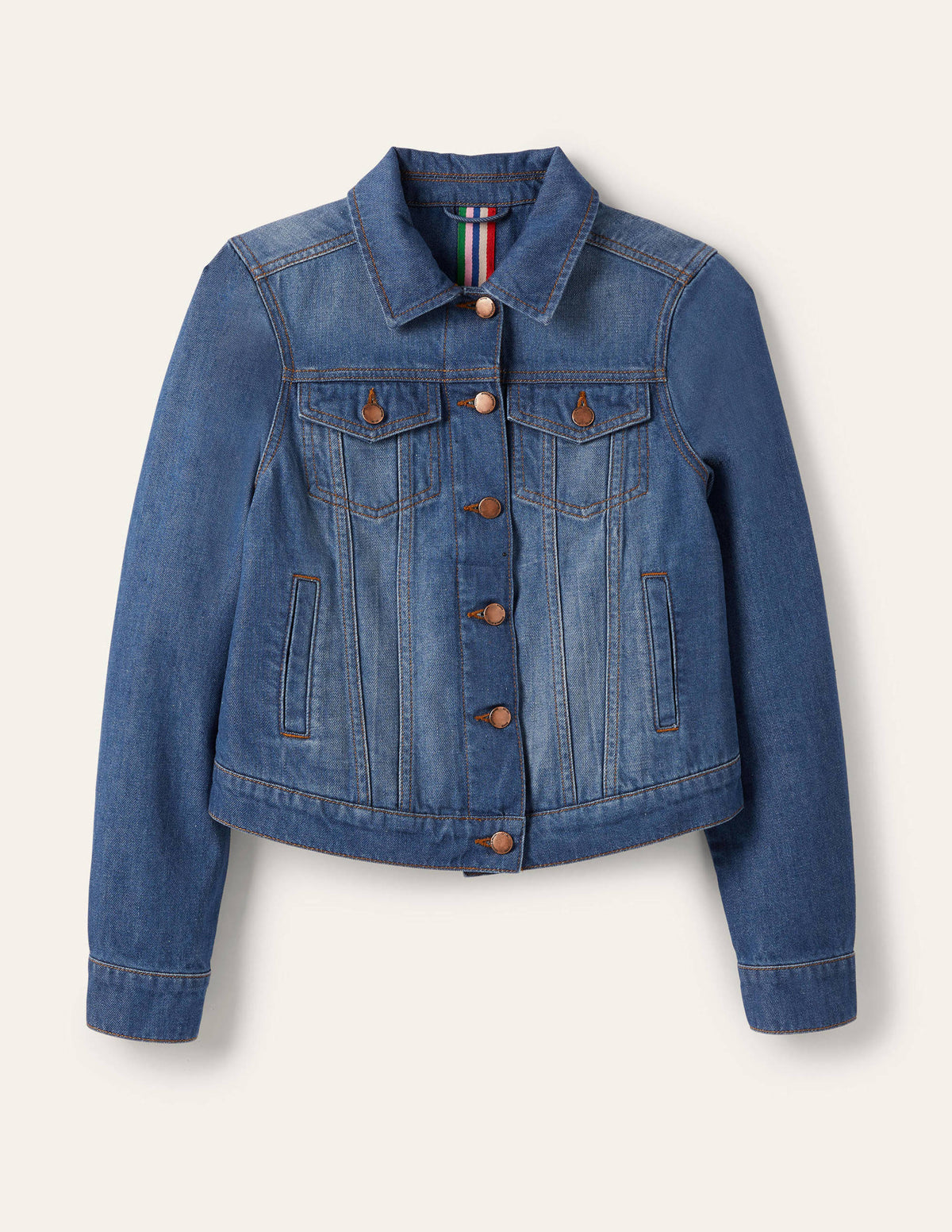 Classic Denim Jacket-Mid Vintage - Image 5