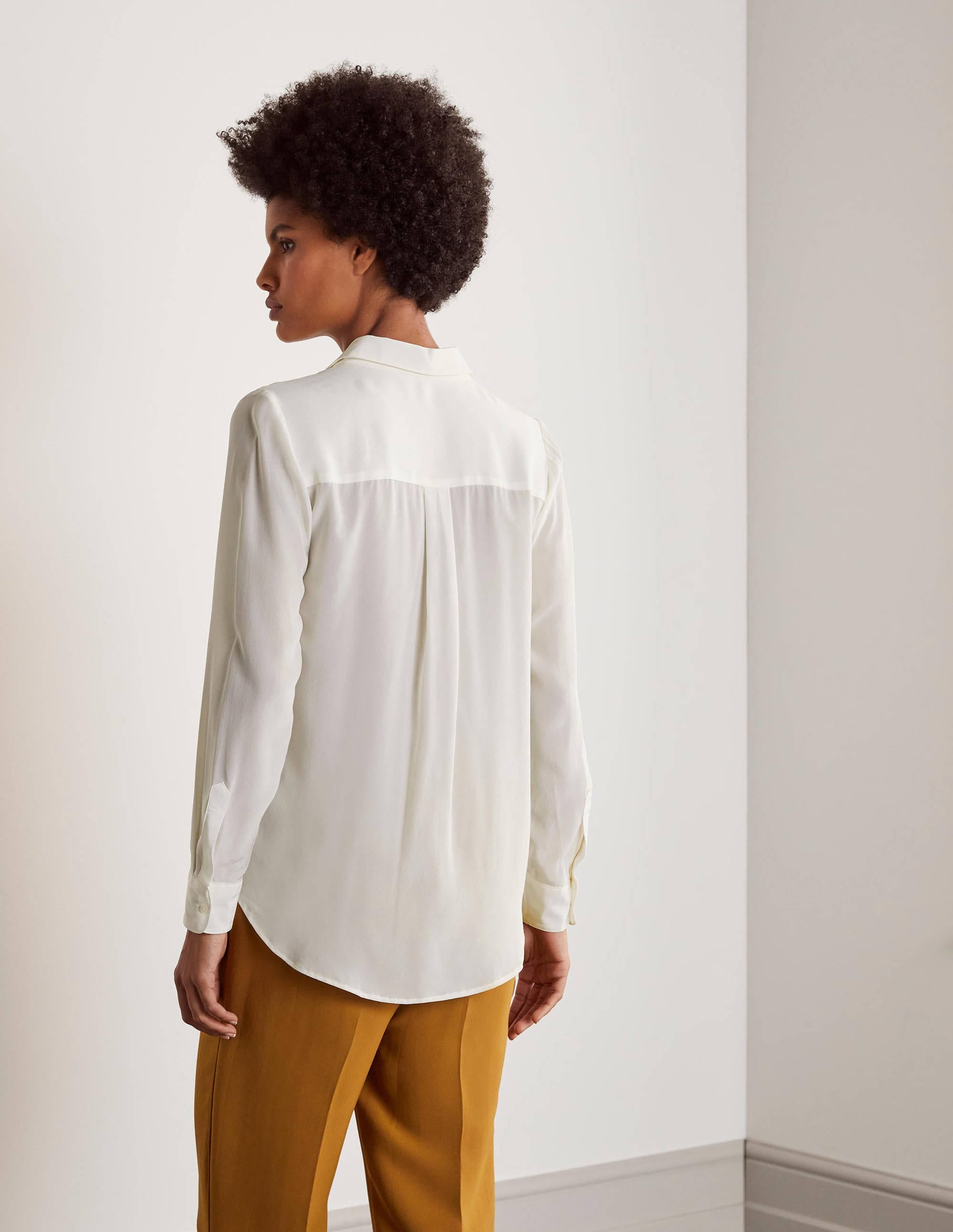 Silk Shirt-Ivory - Image 2