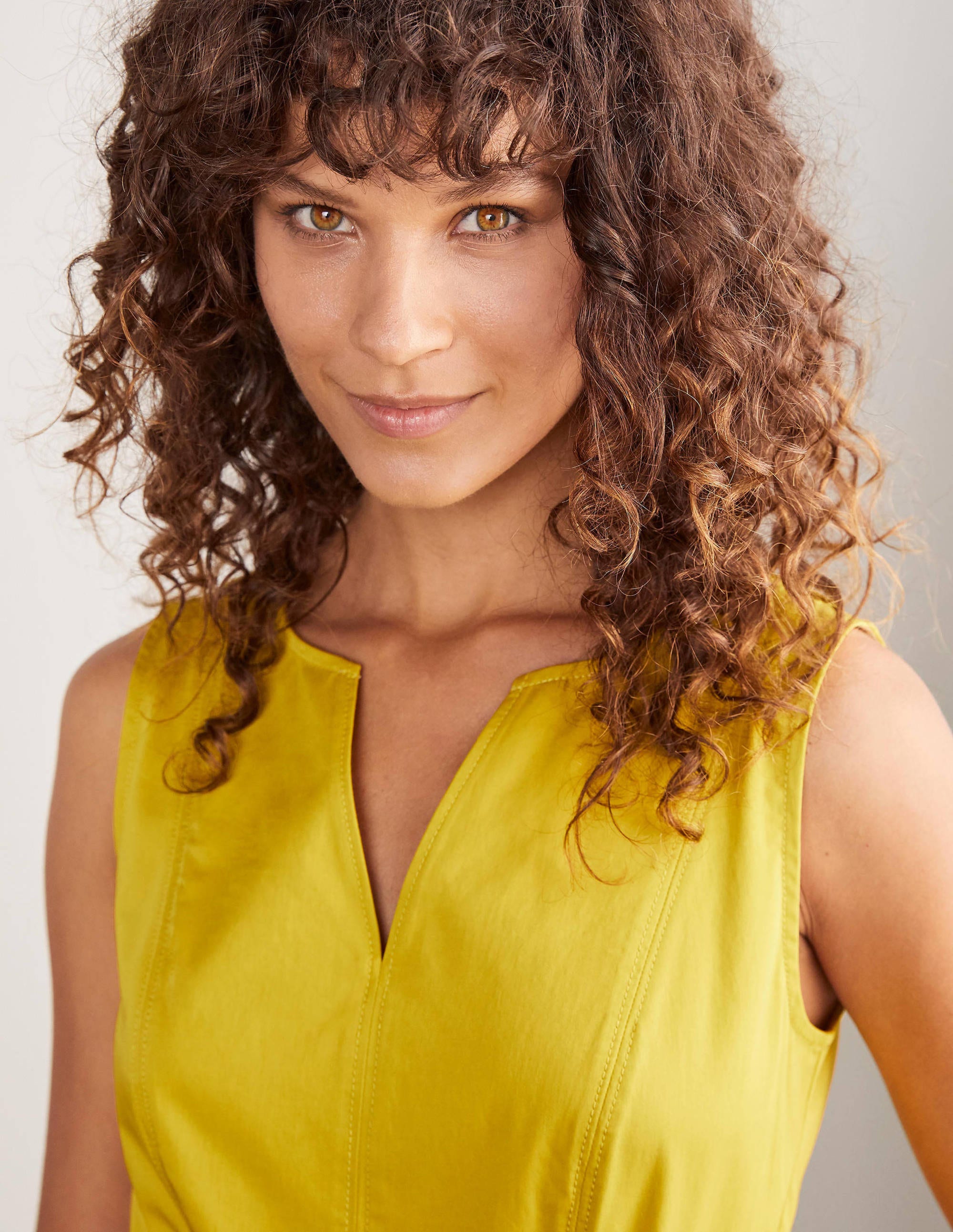Mischa Belted Dress-Chartreuse - Image 3