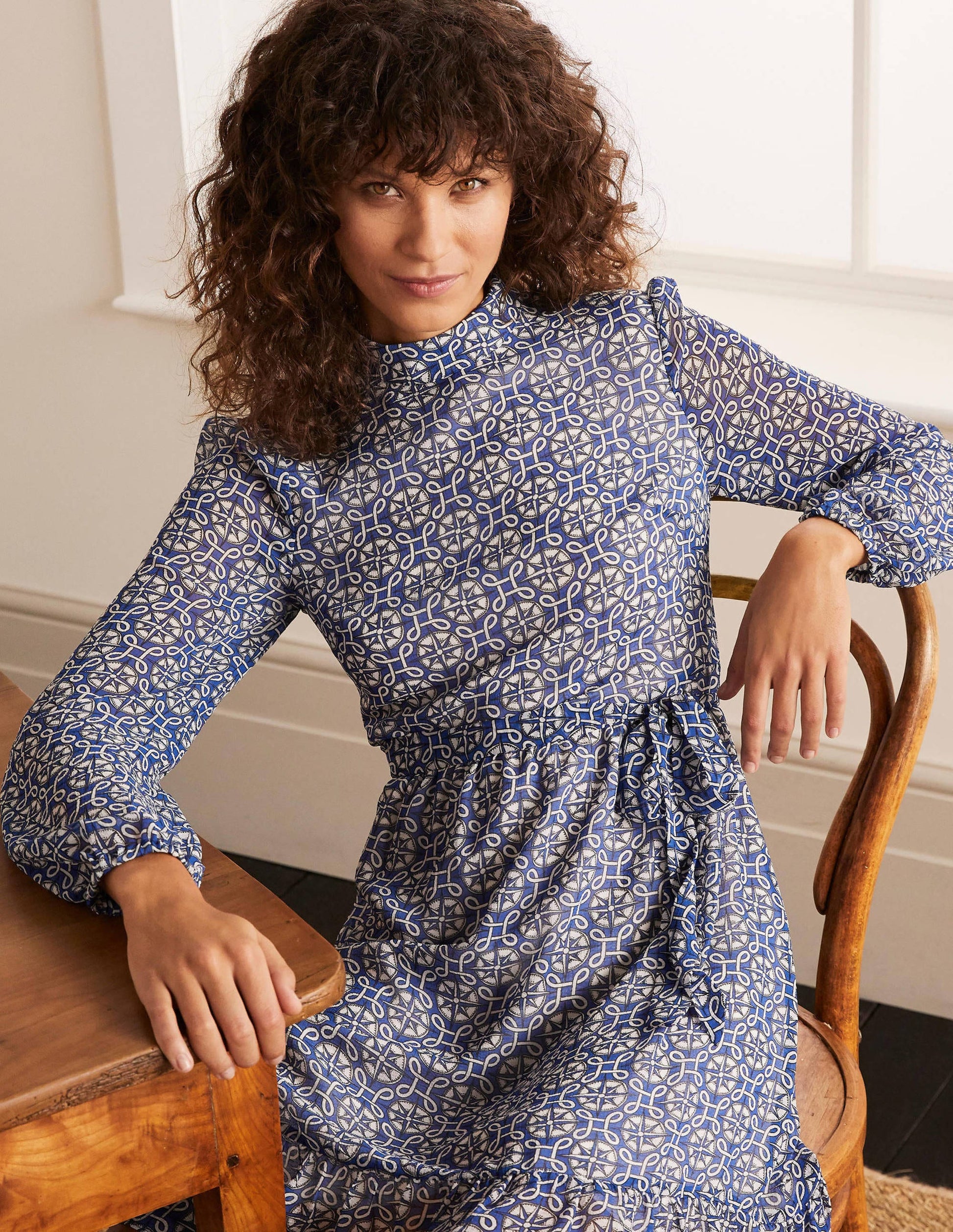 Lottie Belted Dress-Summit, Compass Knot-4