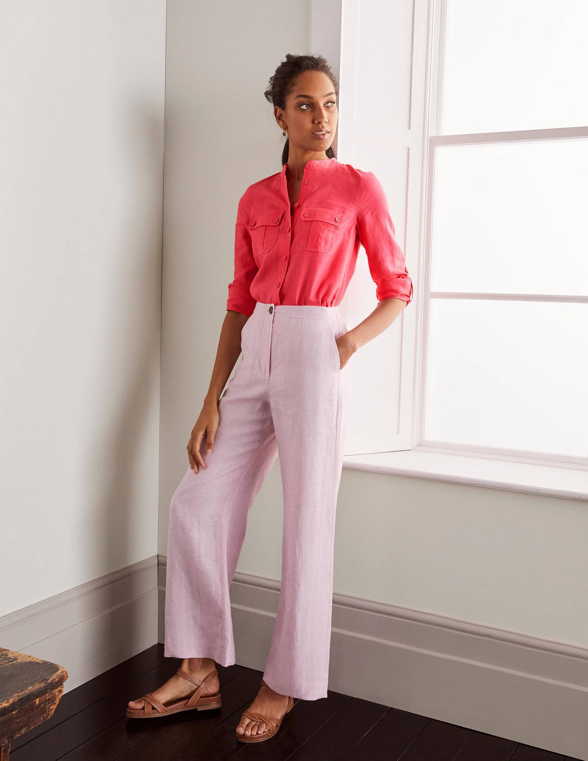 Dolores Linen Shirt-Lollipop-1