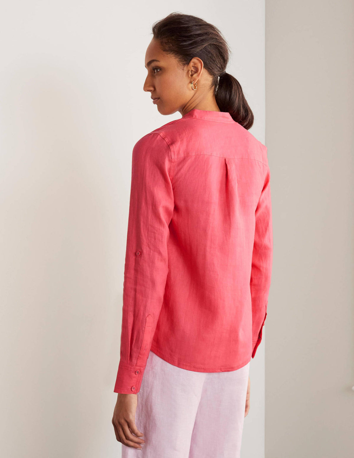 Dolores Linen Shirt-Lollipop - Image 2
