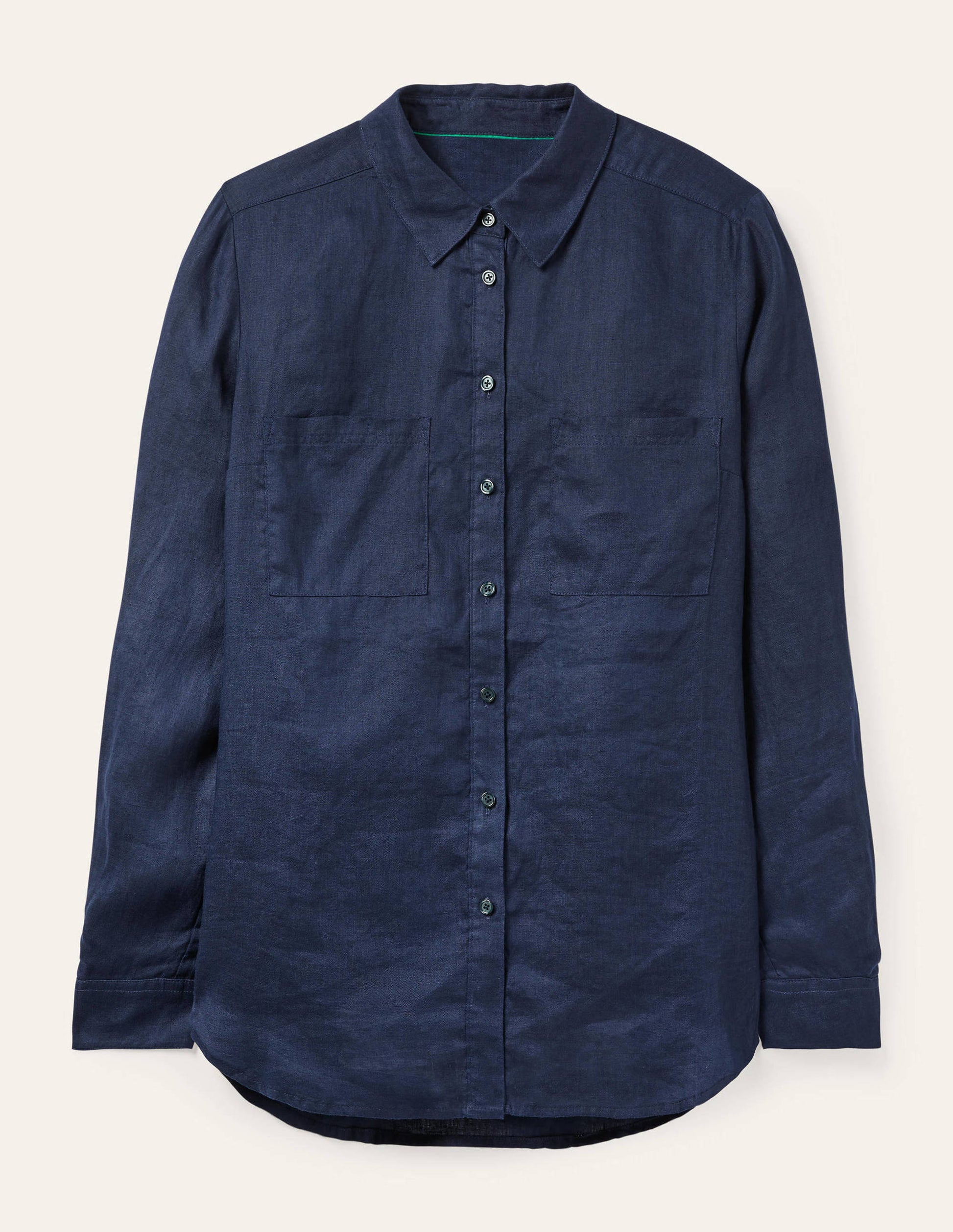 Linen Shirt-Navy-11
