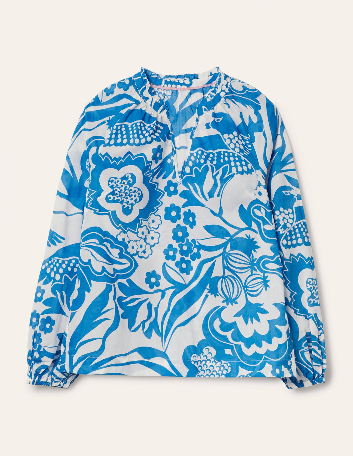 Heather Top-Moroccan Blue, Exotic Escape - Image 5