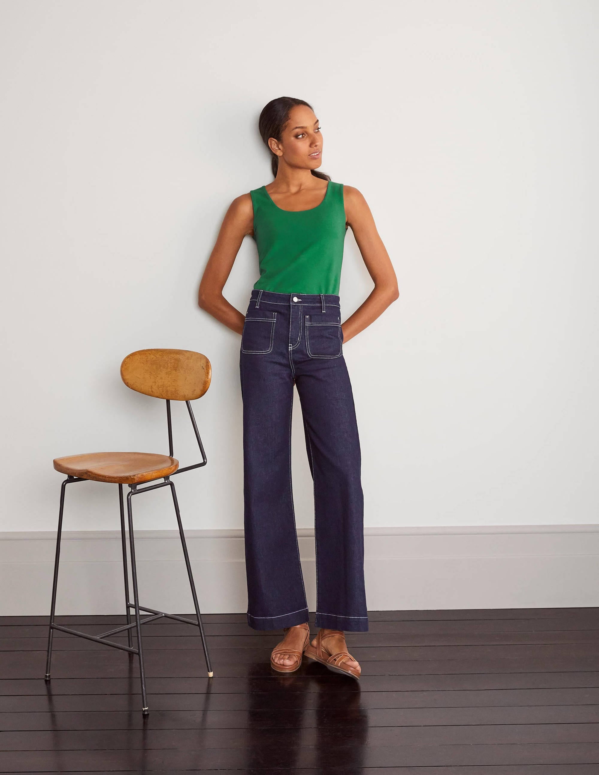 Double Layer Front Vest-Green - Image 4
