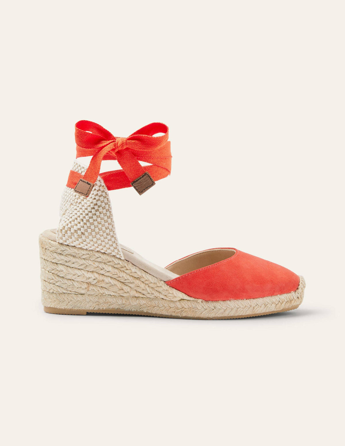Cassie Espadrille Wedge-Cherry Red - Image 2