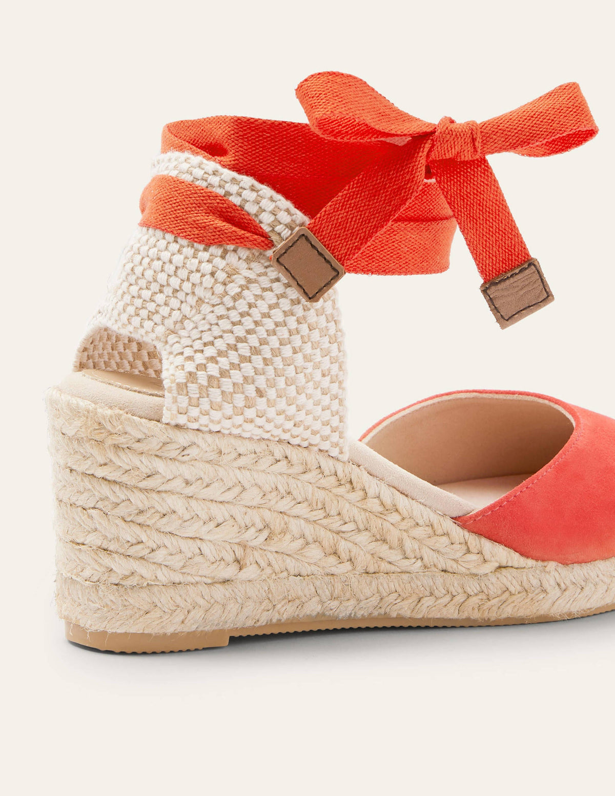 Cassie Espadrille Wedge-Cherry Red - Image 3