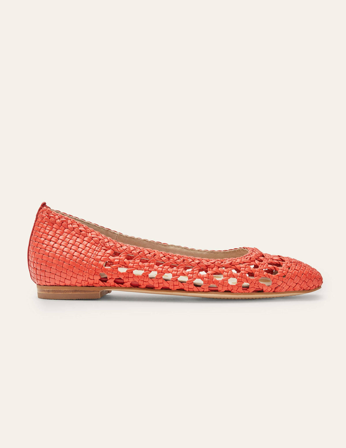 Olive Ballerinas-Red Woven - Image 2