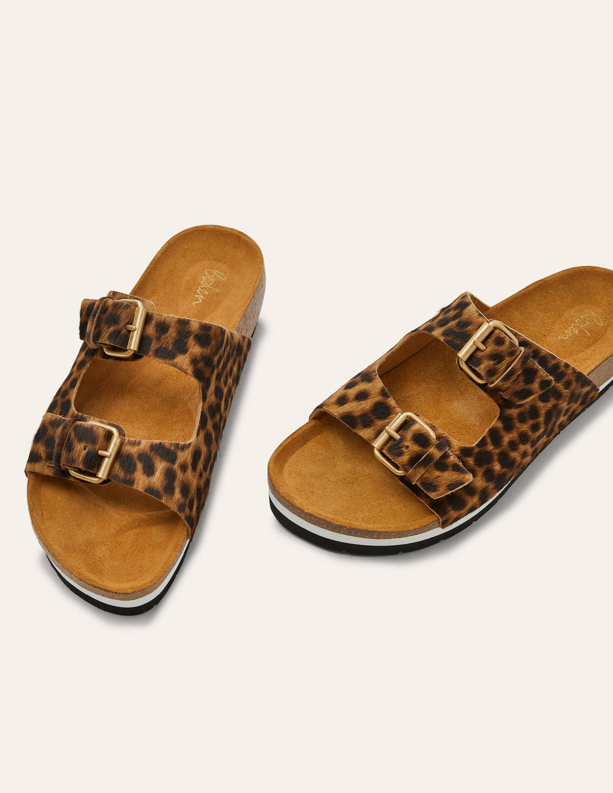 Ottoline Sandals-Tan Leopard-1