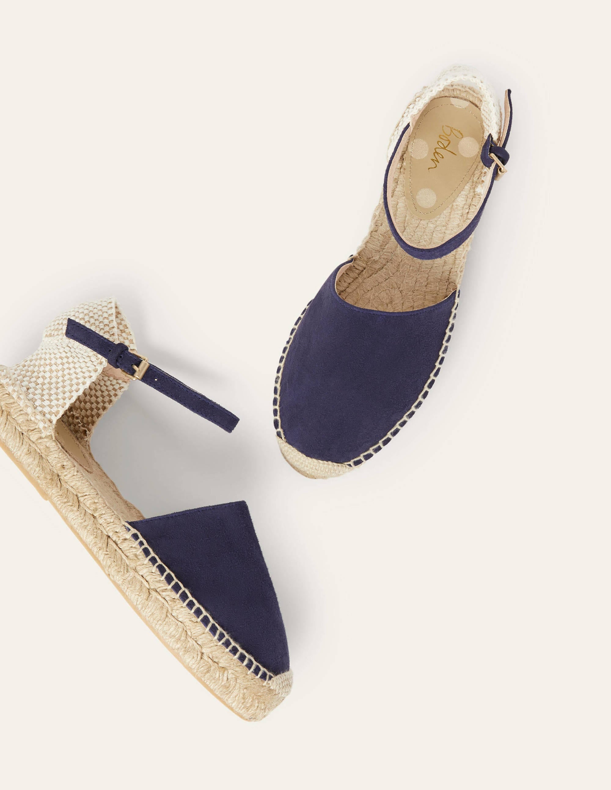 Peggy Espadrilles-Navy - Image 1