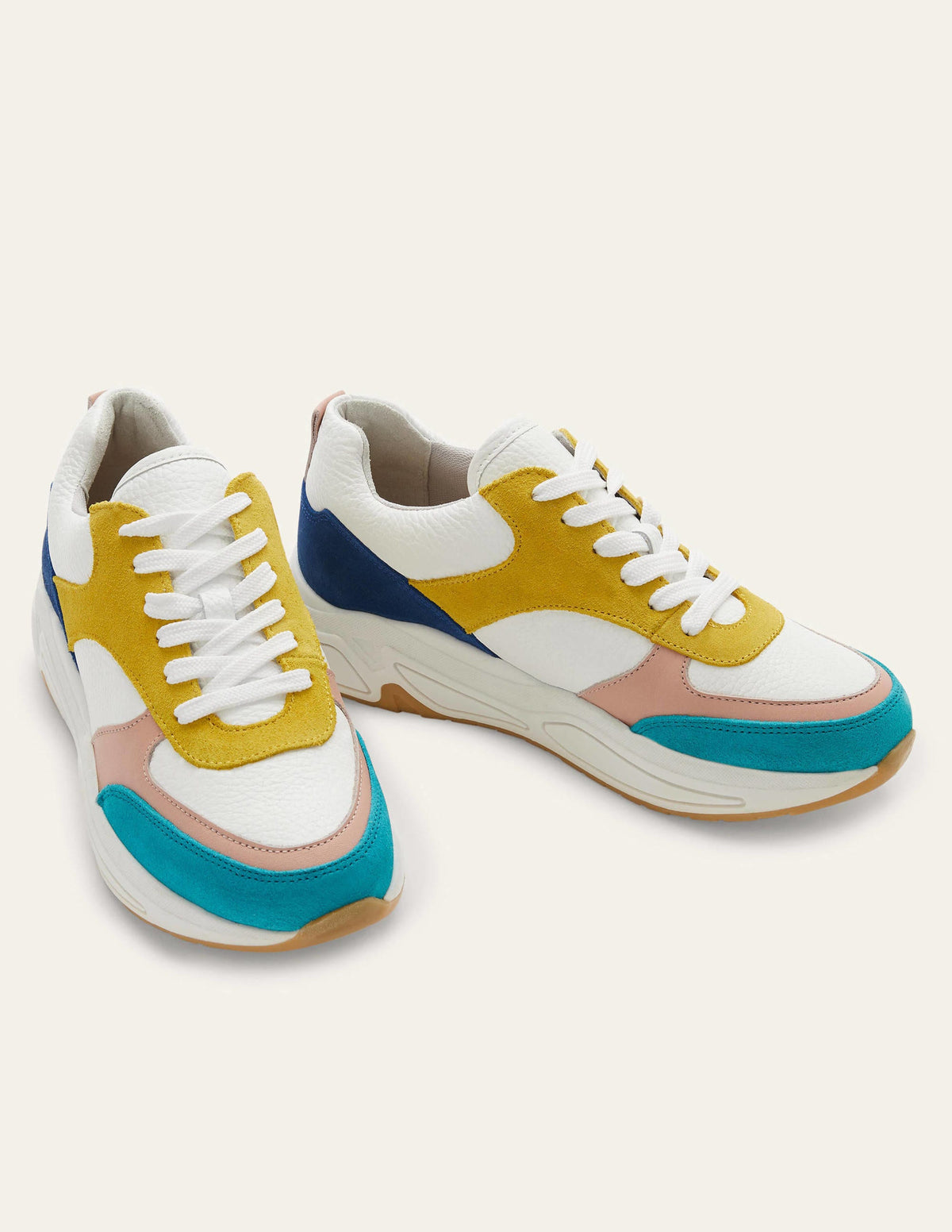 Rhea Trainers-Gulf Blue Colourblock - Image 1