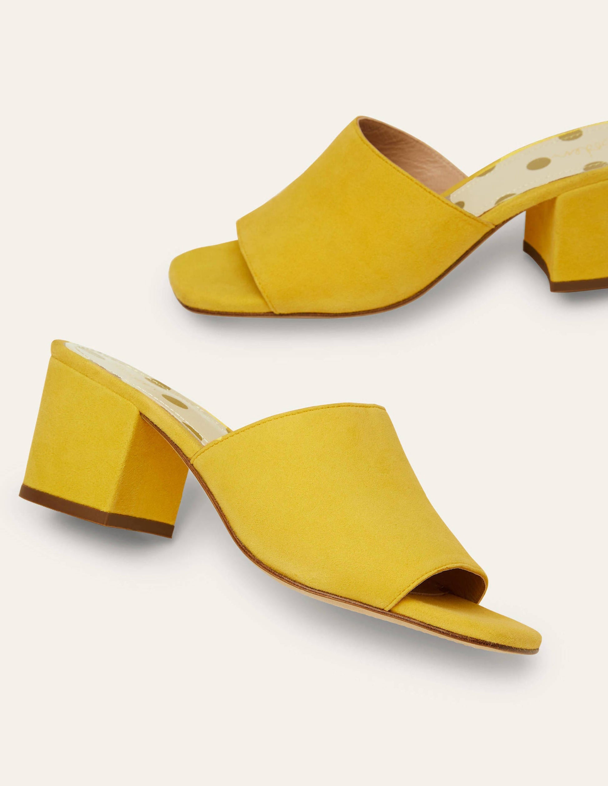 Elsie Heeled Mules-Daffodil-1
