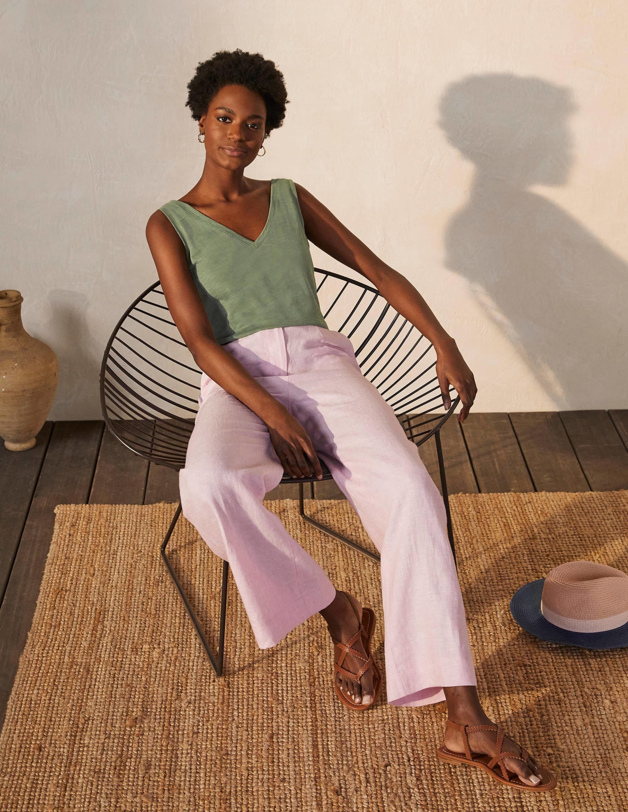 Cotton Vest-Alder - Image 2