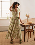 Eleanor Jersey Midi Dress-Pea, Summer Paisley