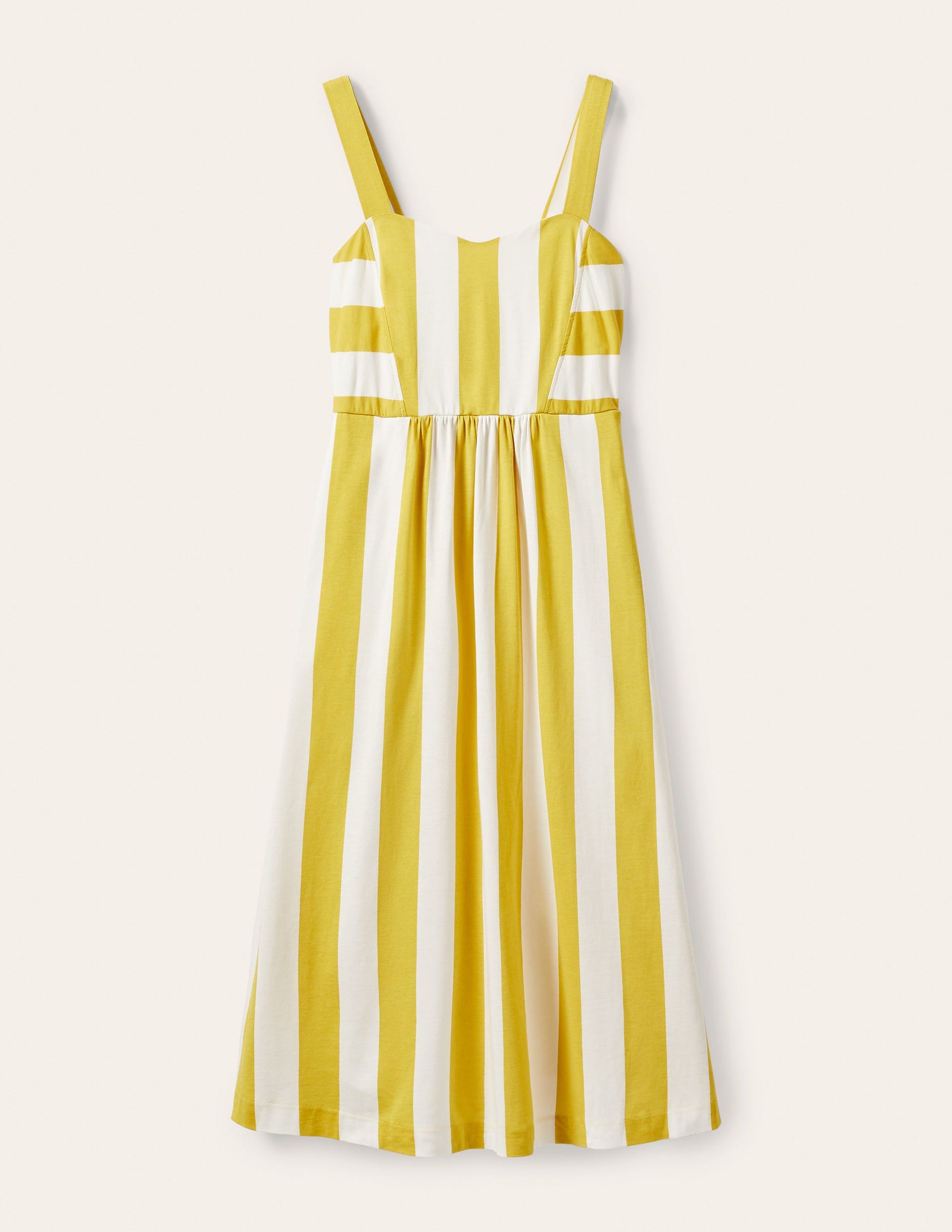 Lucy Jersey Stripe Dress-Chartreuse Ivory Stripe-7