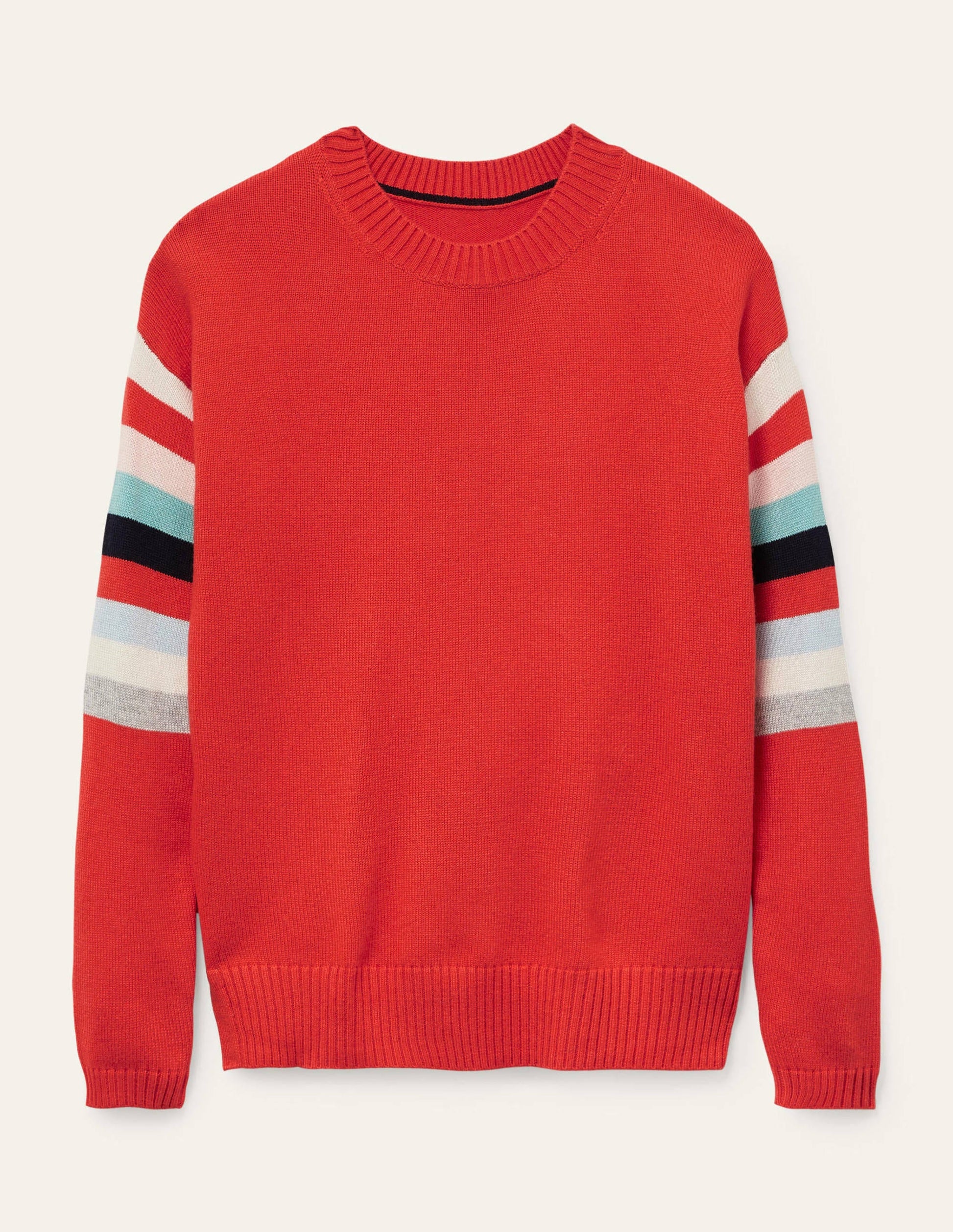 Lennox Relaxed Jumper-Cherry Red-5