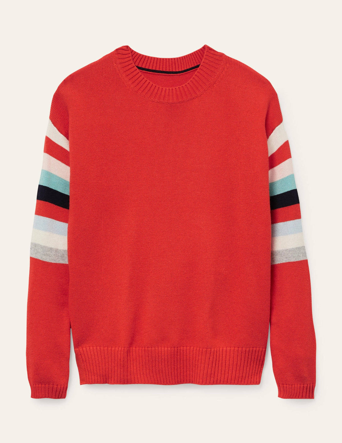 Lennox Relaxed Jumper-Cherry Red - Image 5