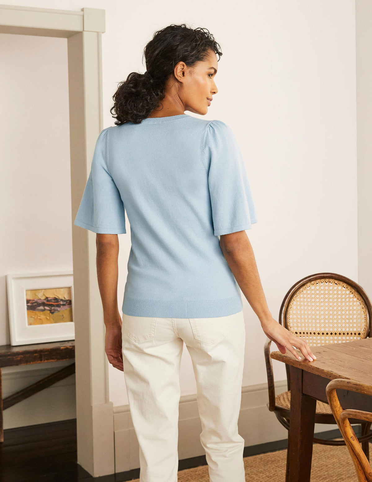 Abbotsbury Knitted Tee-Surf - Image 3