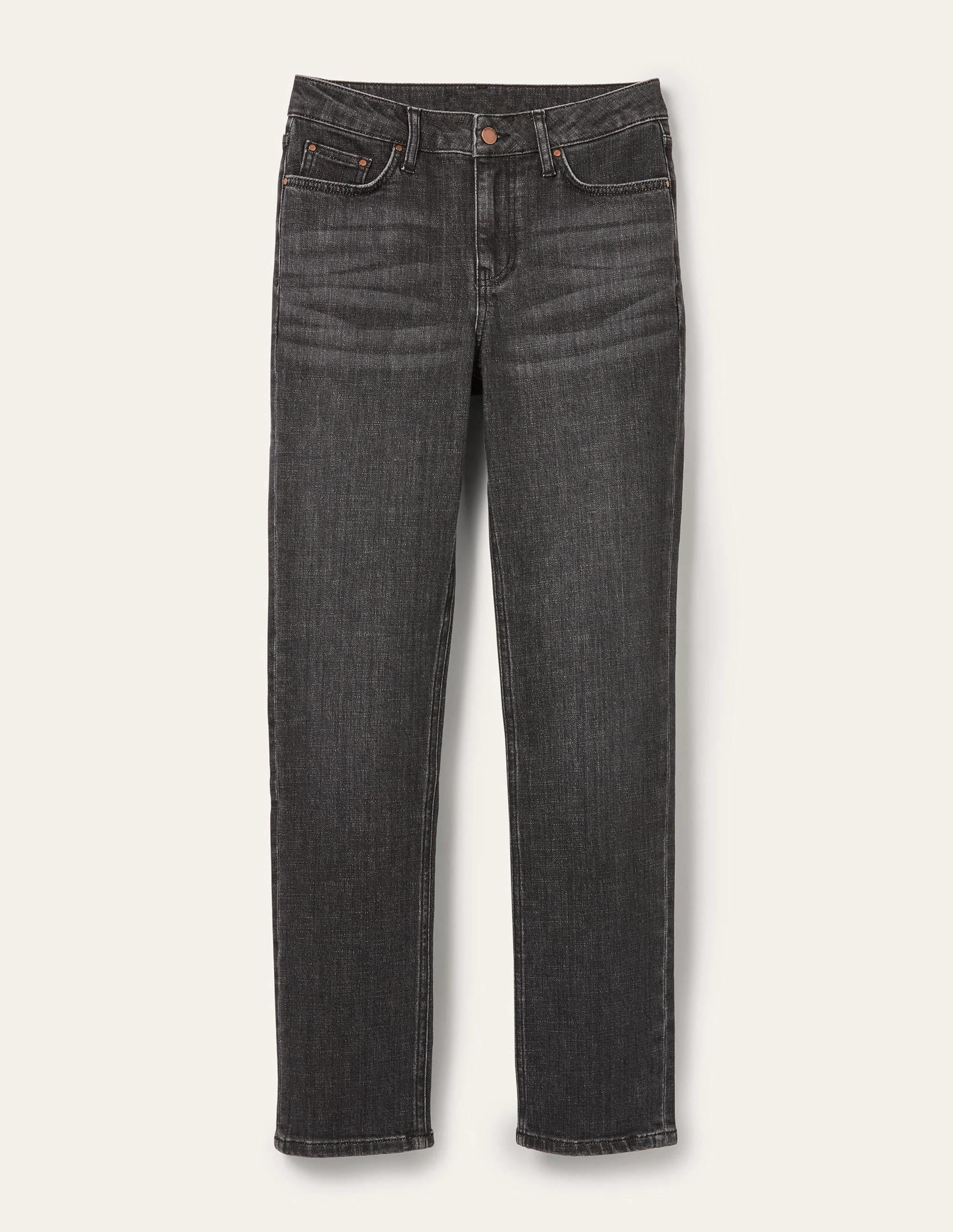 Slim Straight Jeans-Authentic Grey - Image 6