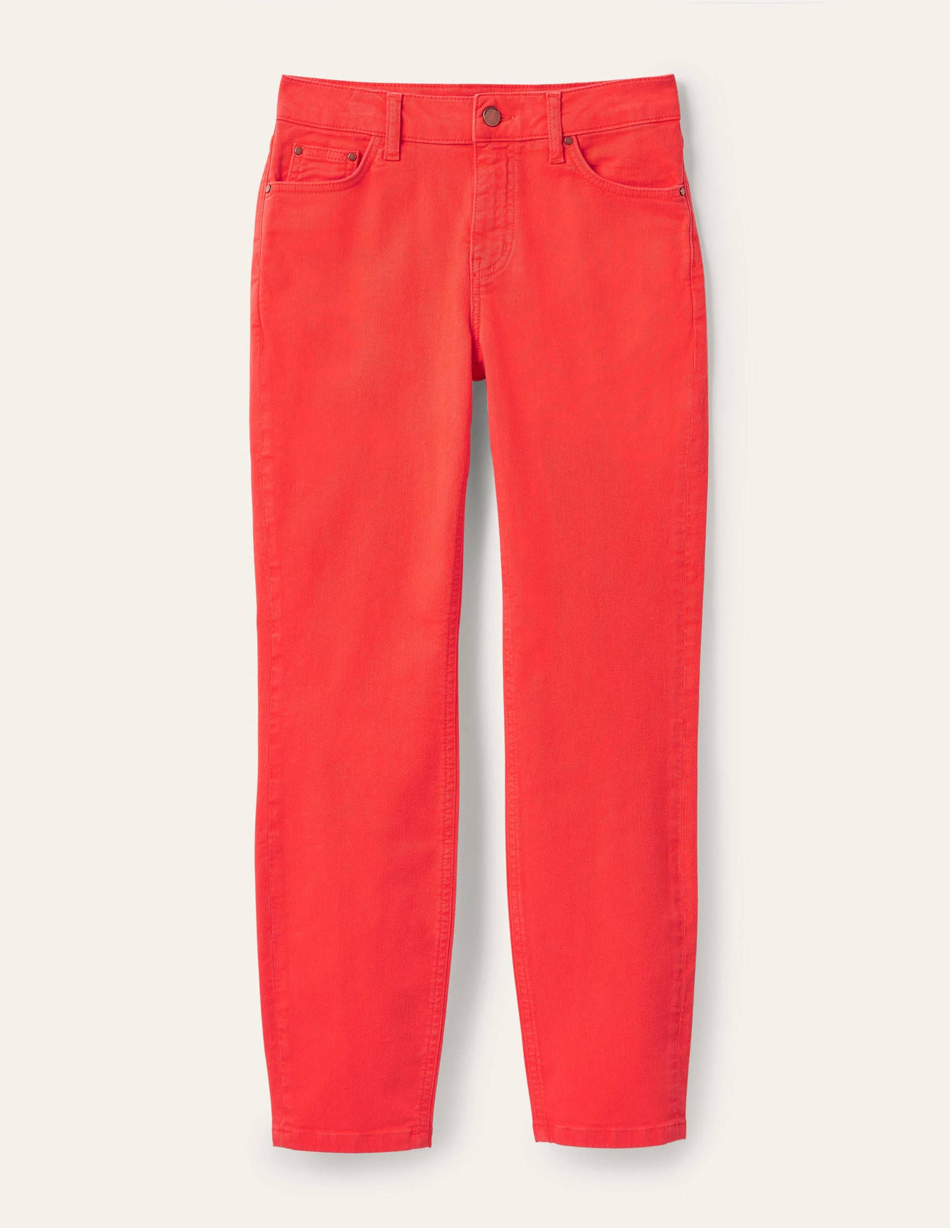 Slim Straight Ankle Skimmers-Cherry Red-6