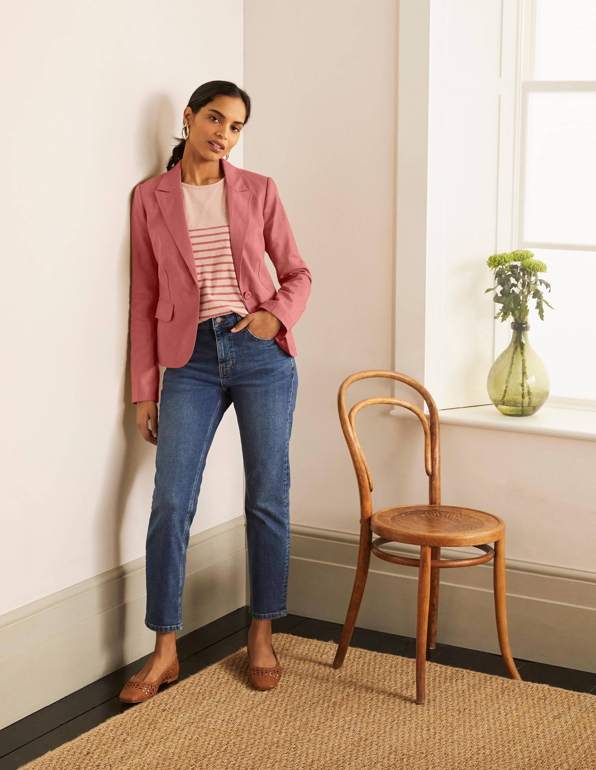 Framlingham Blazer-Dusty Red - Image 5