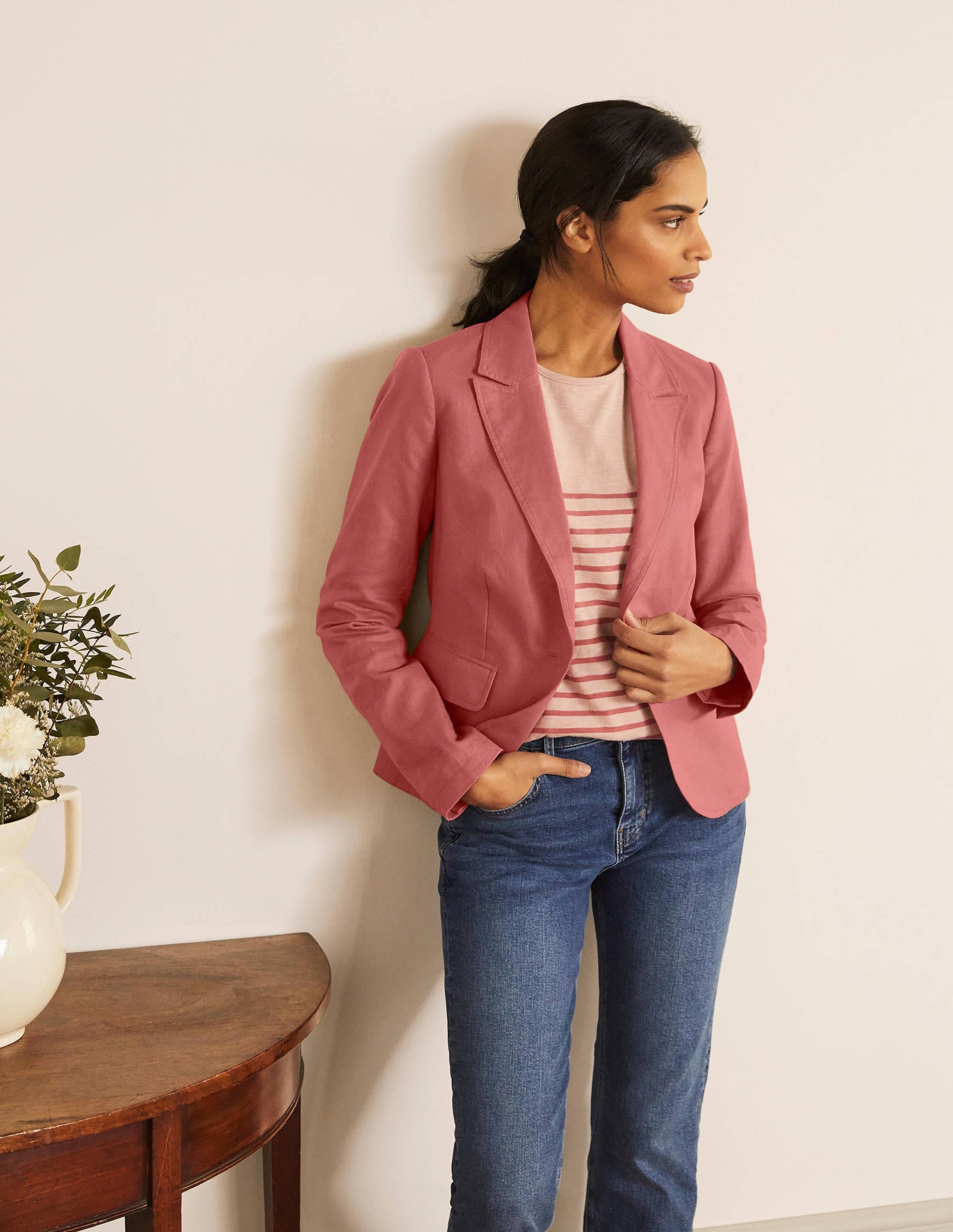 Framlingham Blazer-Dusty Red - Image 1