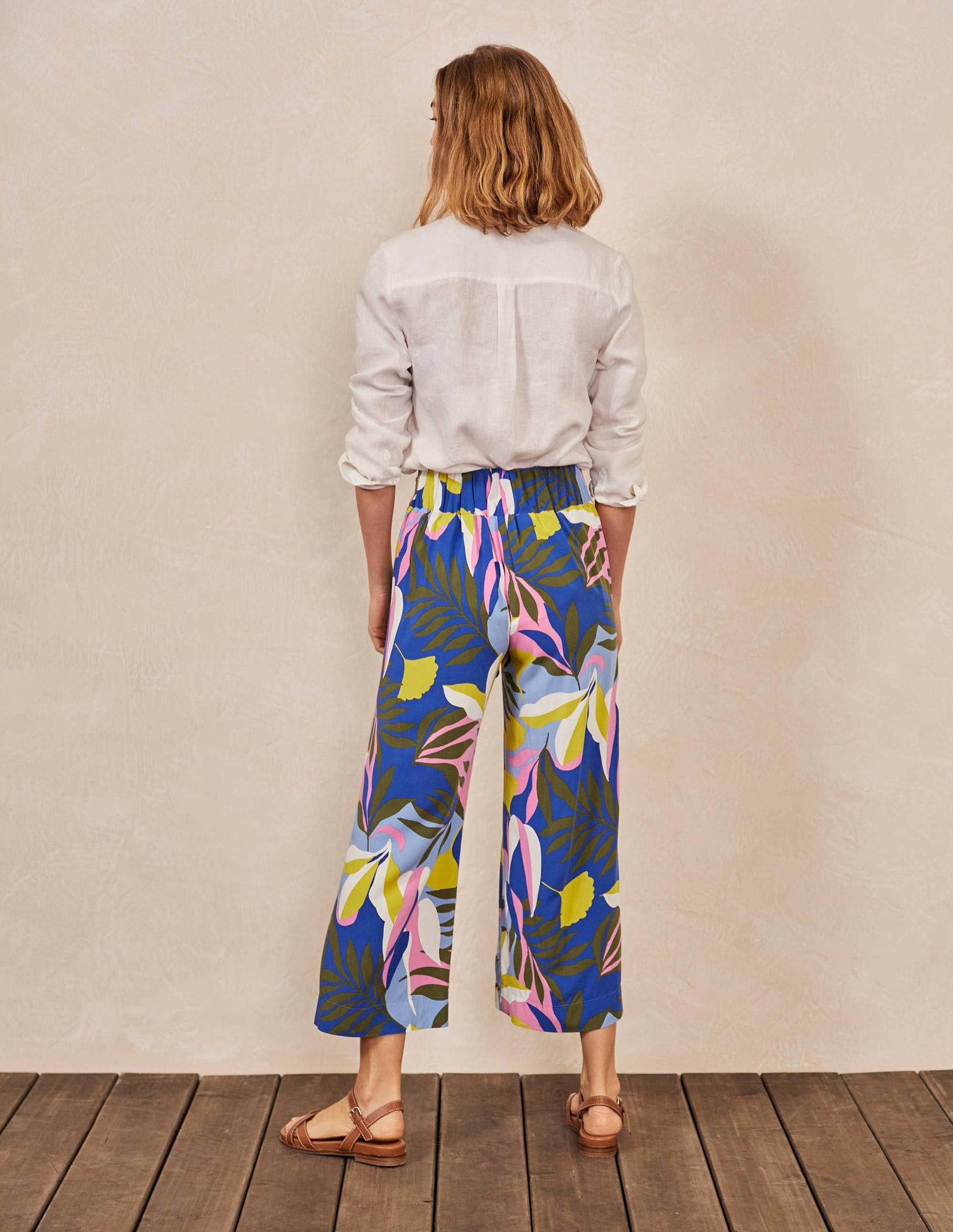 Caithness Trousers-Plum Blossom, Tropical Flora-3