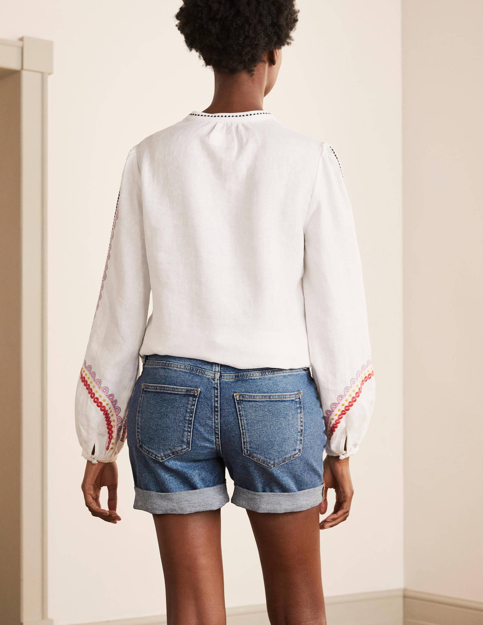 Devon Shorts-Mid Vintage Denim-2