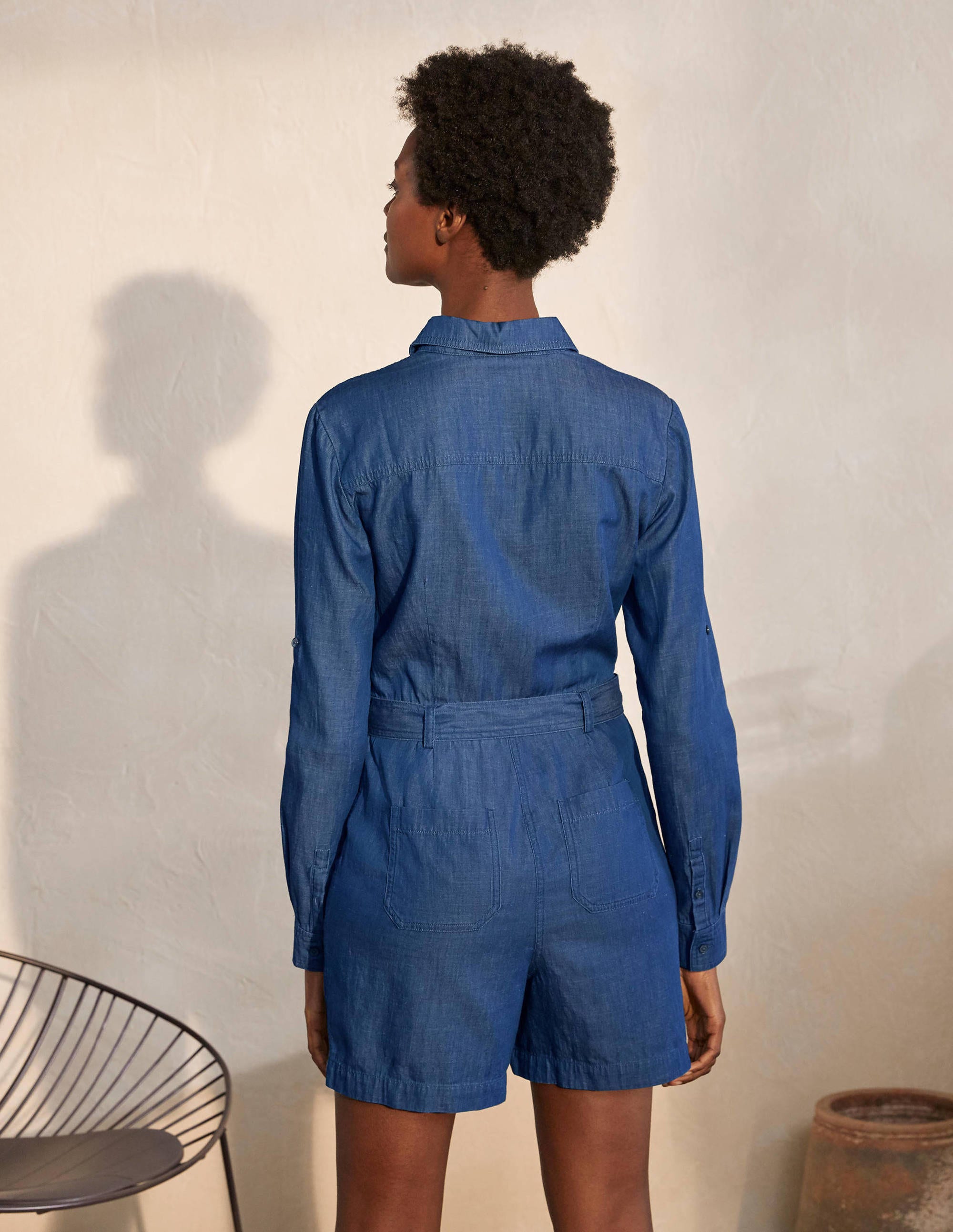 Cosima Playsuit-Chambray - Image 3