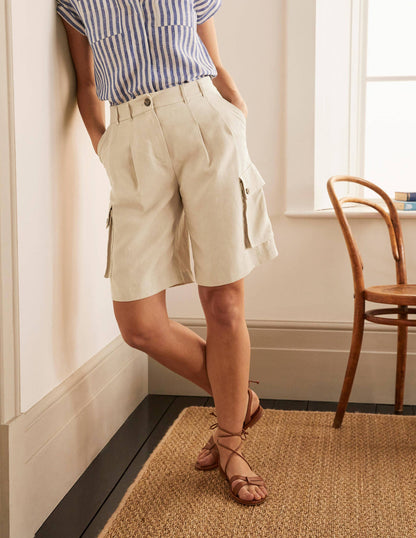 Ailesbury Cargo Shorts-Sand-2