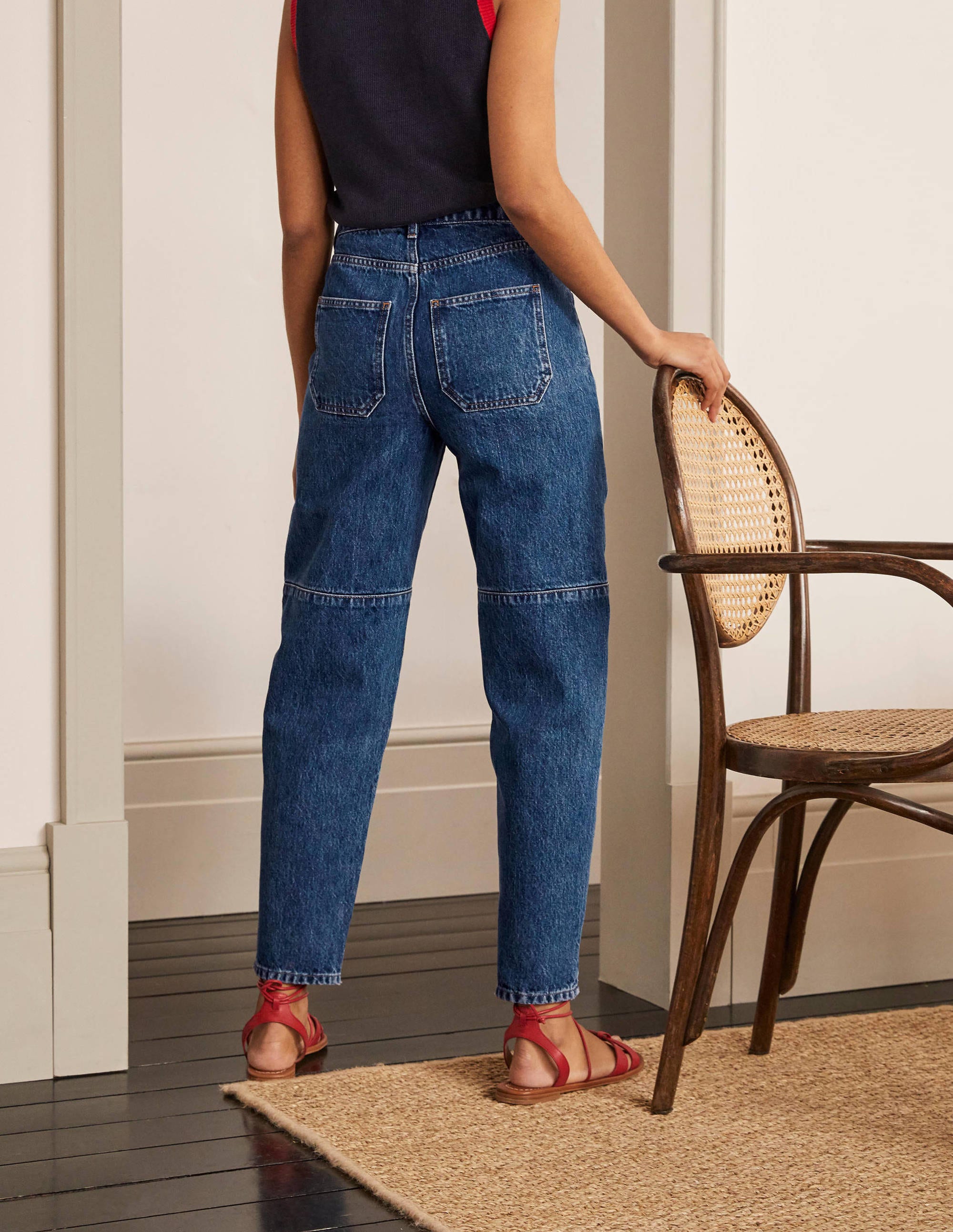 Big Pocket Balloon Jeans-Mid Vintage - Image 2